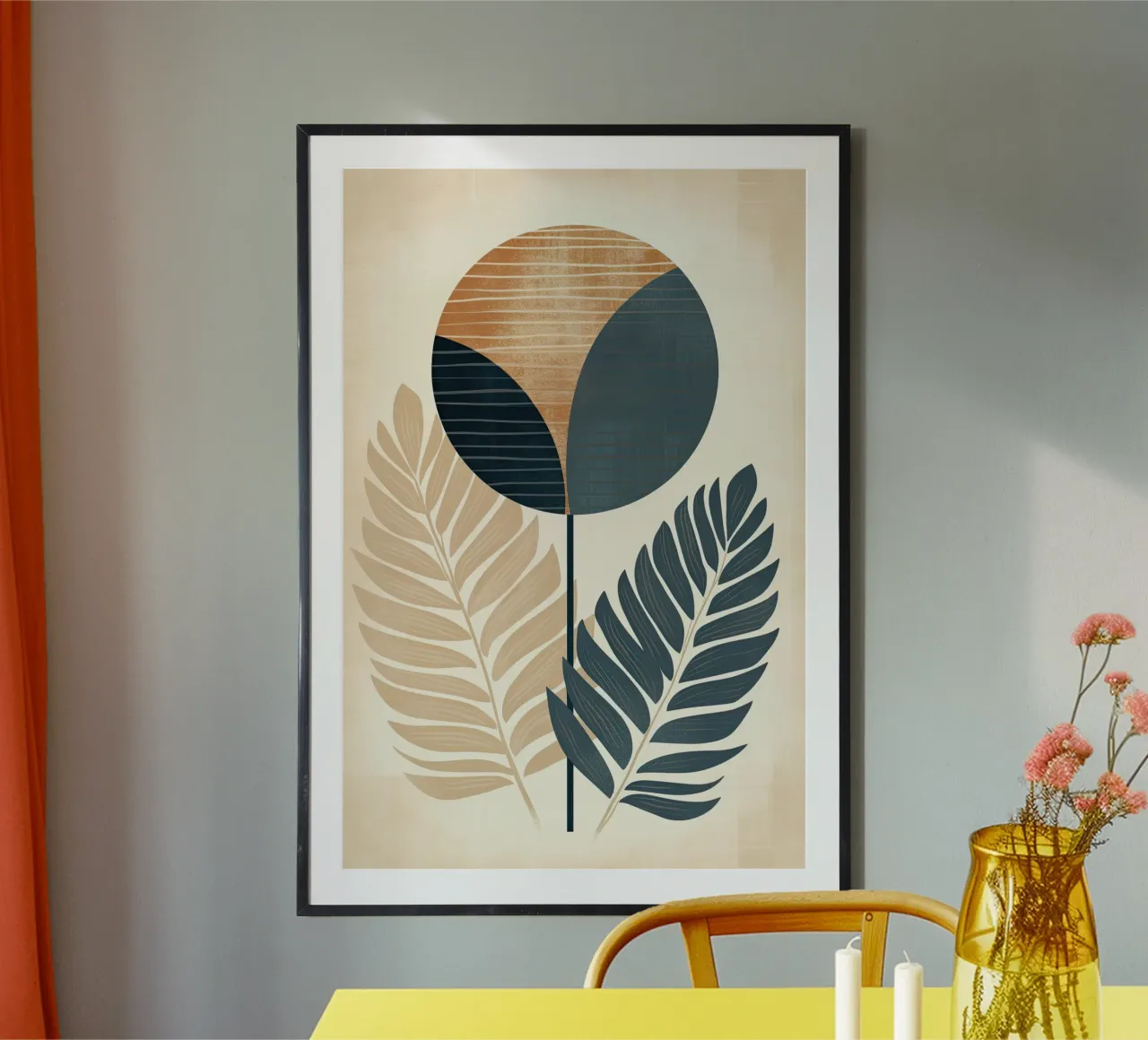 Wall-art by Imagine poster with wooden frame by Imagine