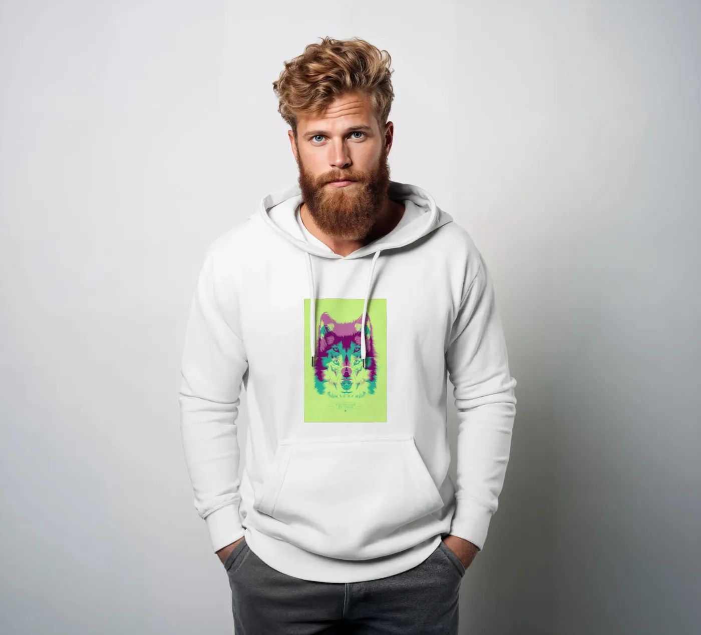Wolf hoodie by Cranio Dsgn