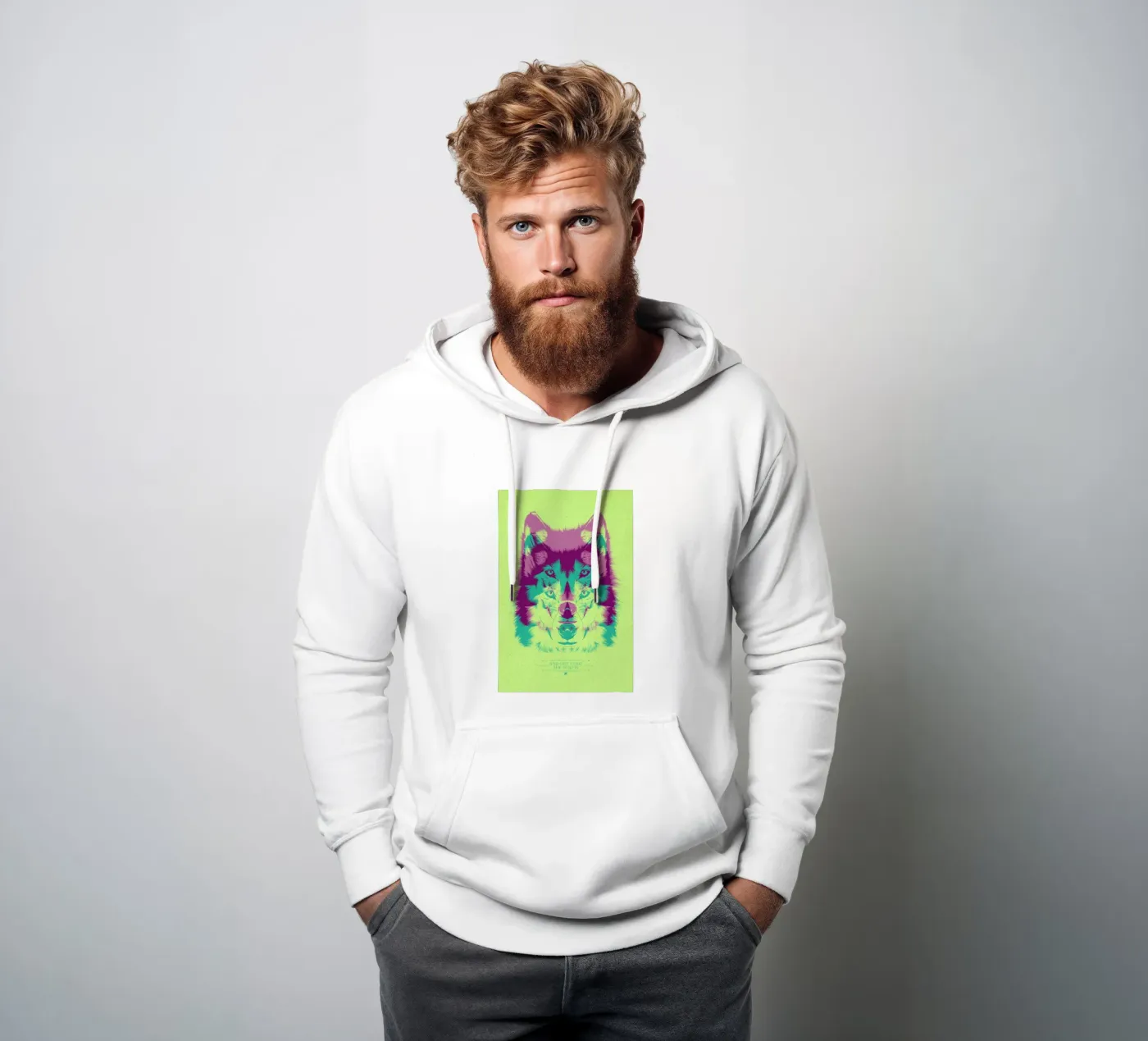 Wolf hoodie by Cranio Dsgn