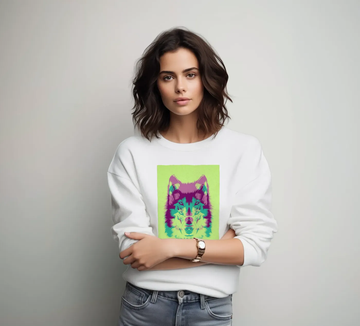 Wolf felpa da Cranio Dsgn