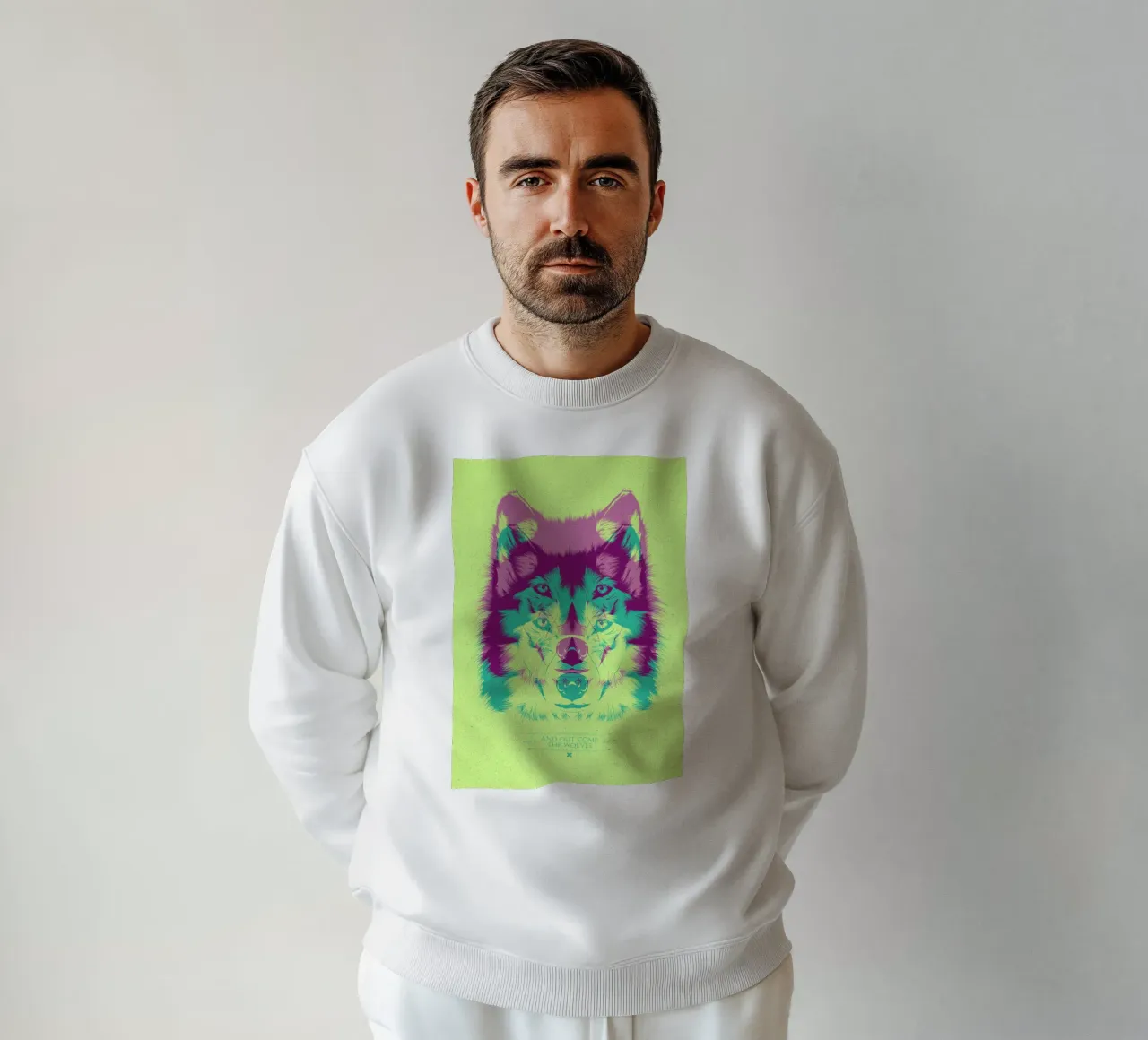 Wolf felpa da Cranio Dsgn