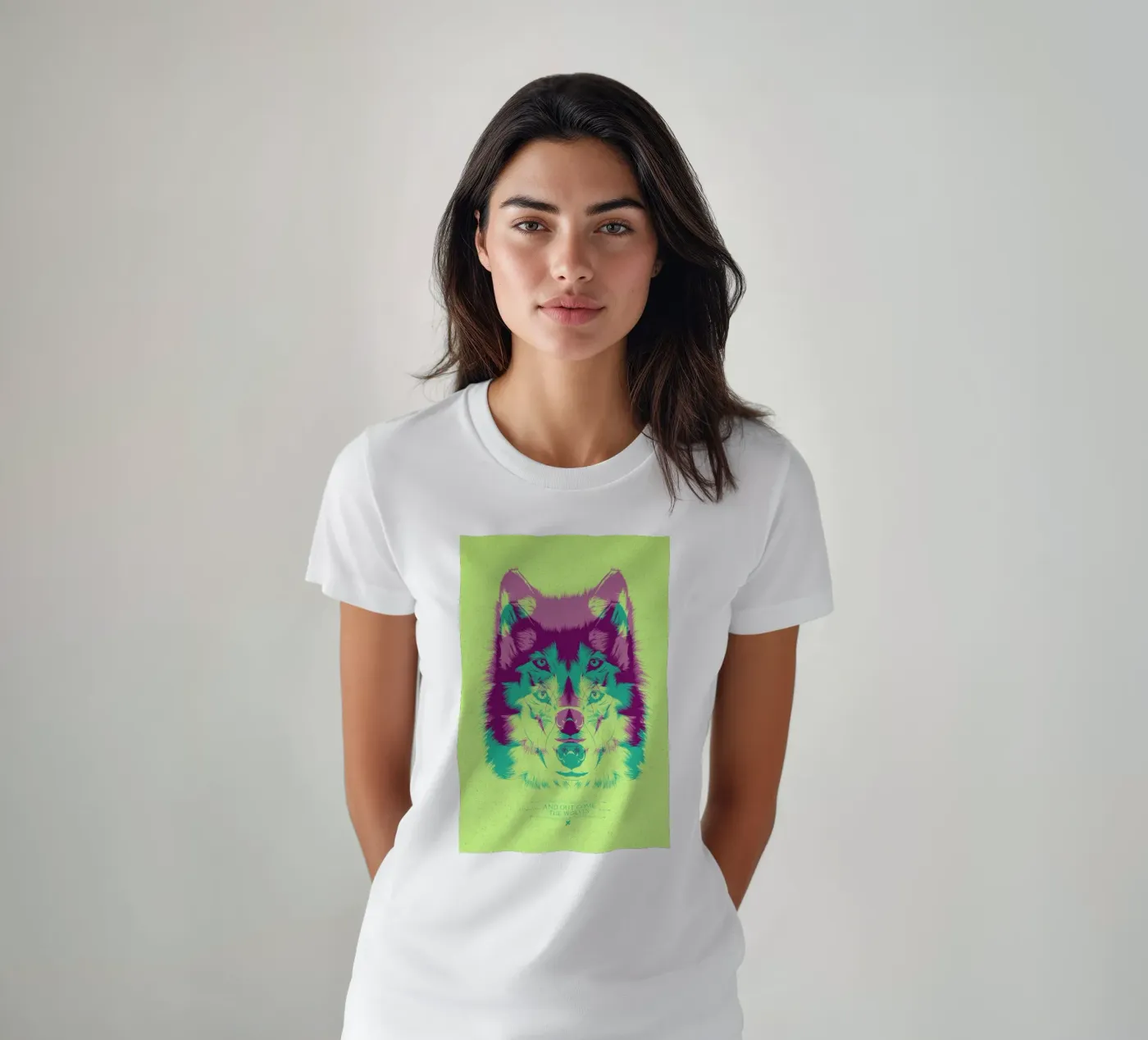 Wolf t-shirt da Cranio Dsgn
