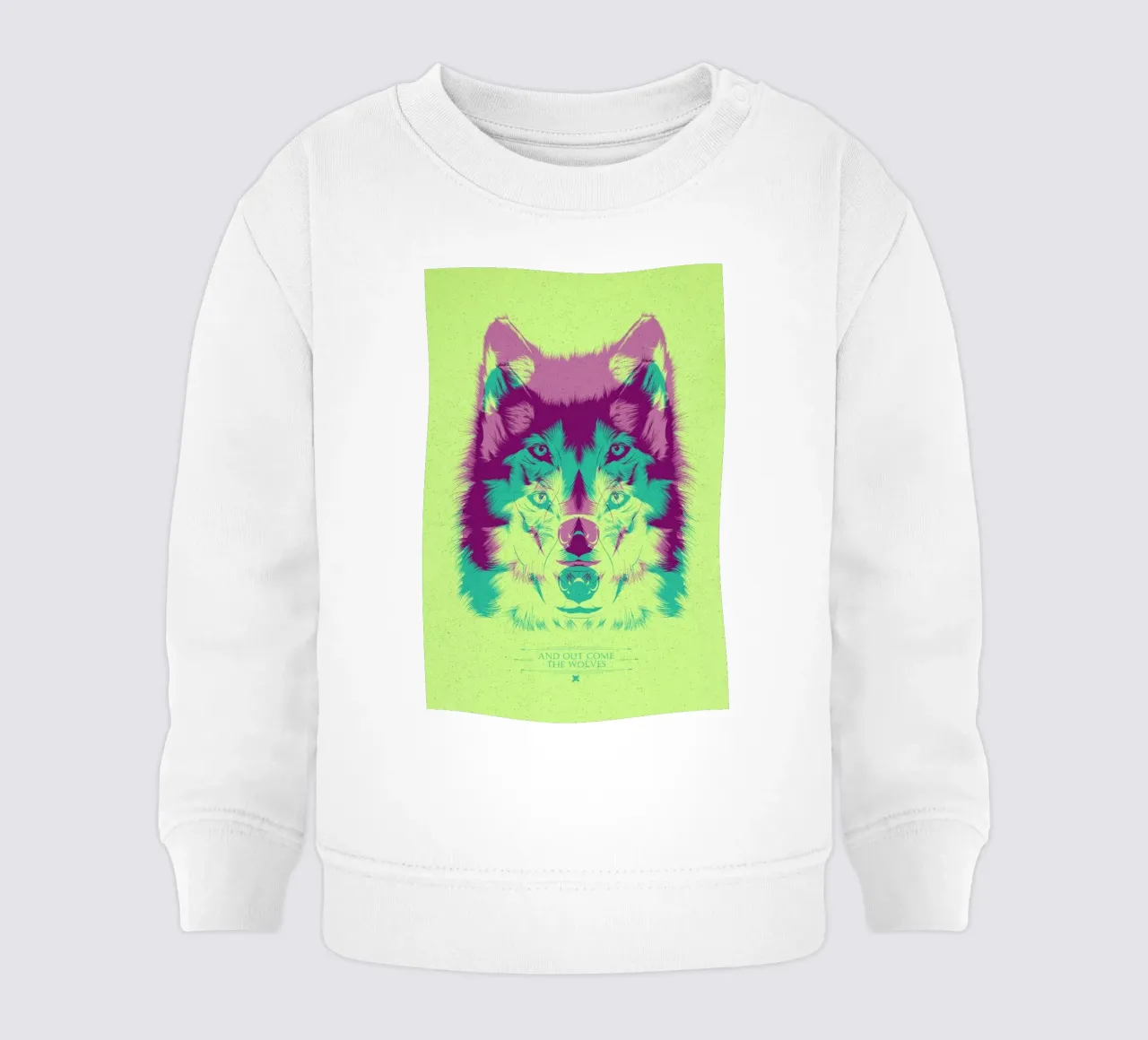 Wolf felpa neonato da Cranio Dsgn