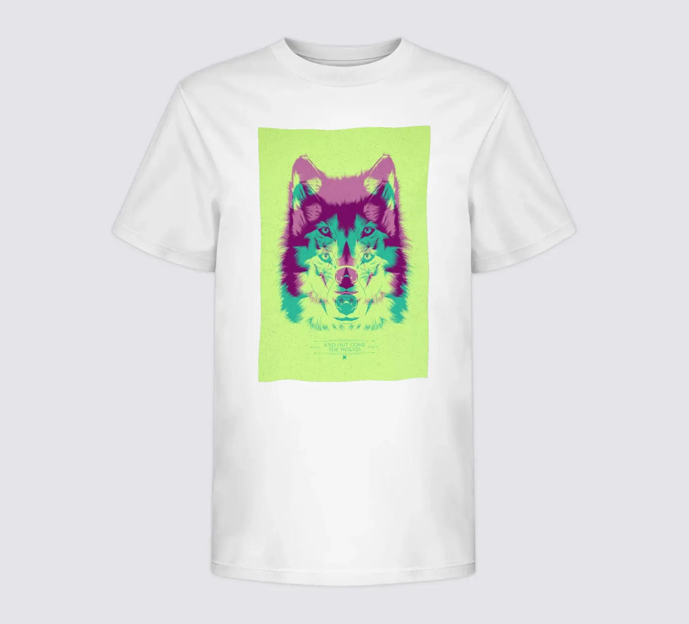 Wolf t-shirt bambini da Cranio Dsgn