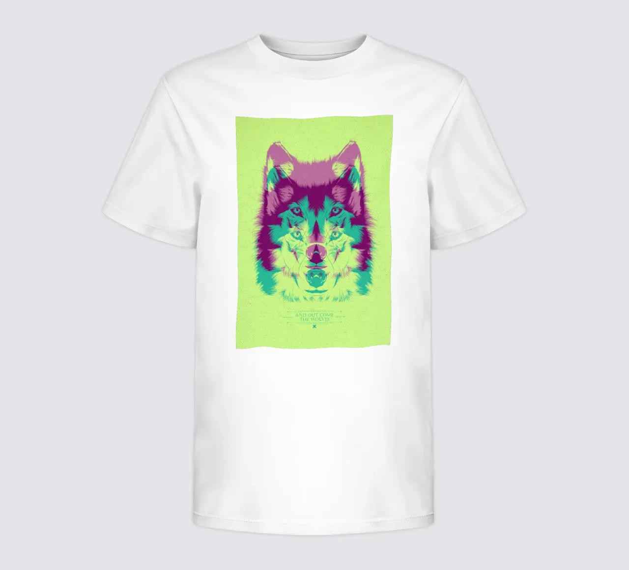Wolf t-shirt bambini da Cranio Dsgn