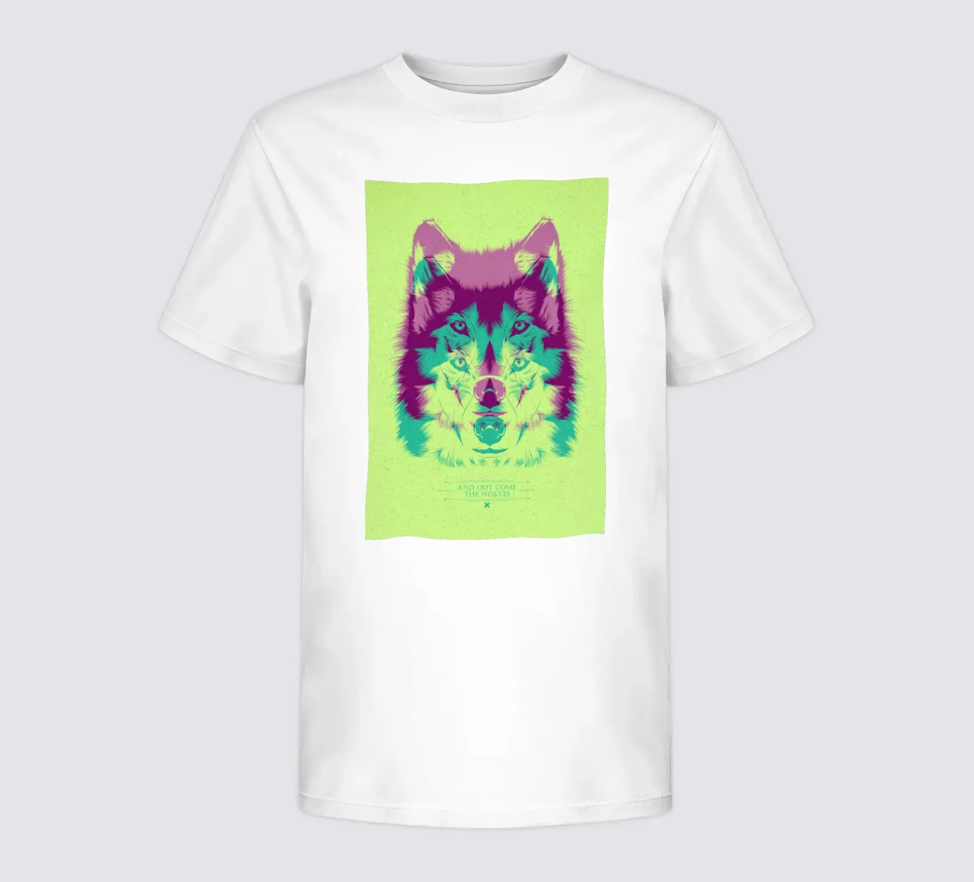 Wolf t-shirt bambini da Cranio Dsgn