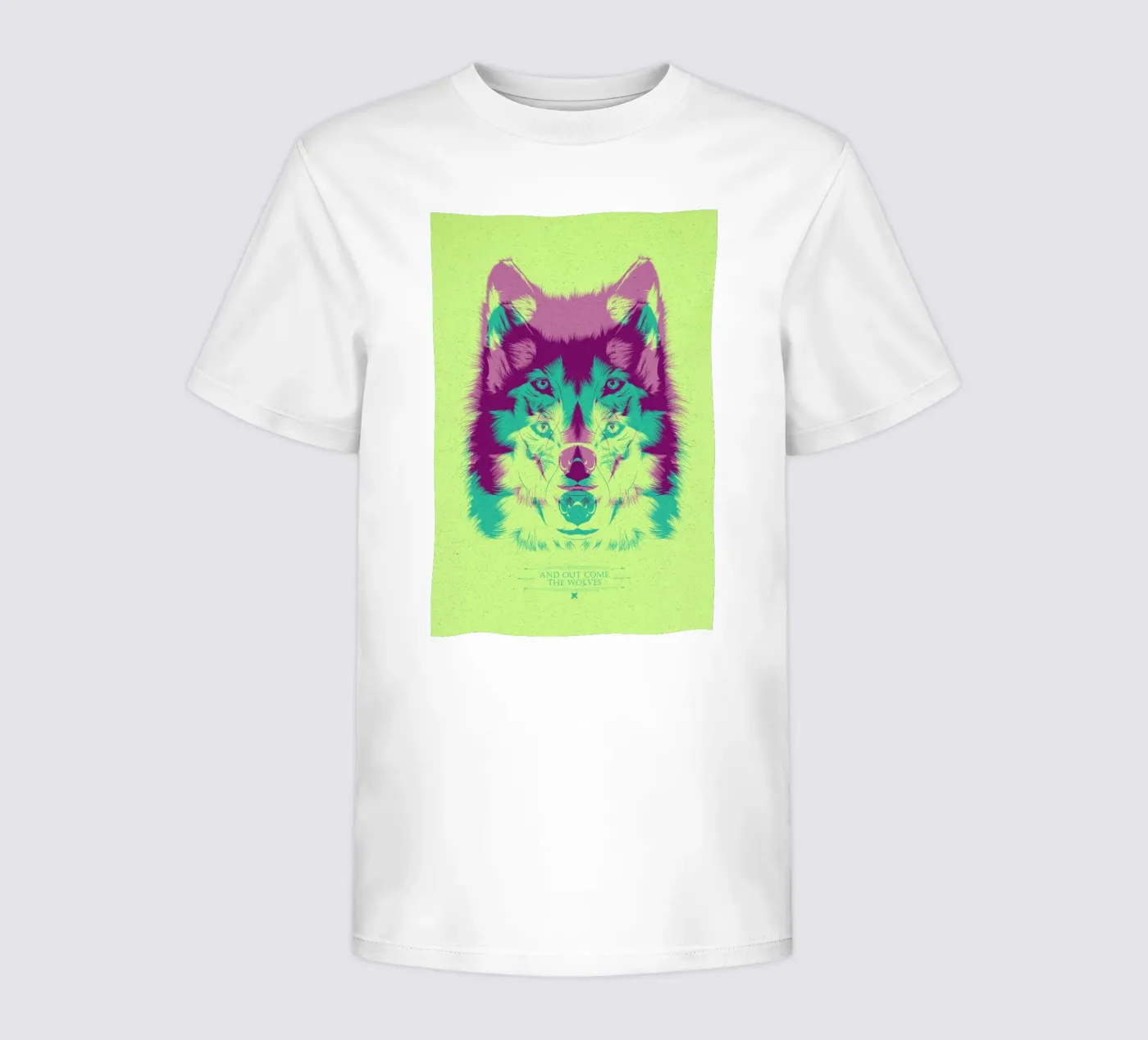Wolf t-shirt bambini da Cranio Dsgn