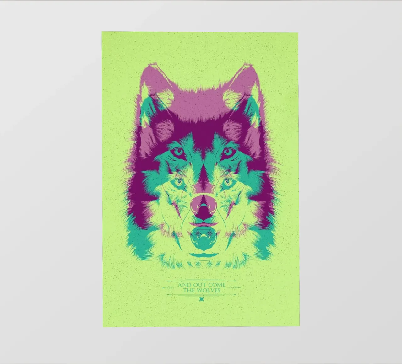 Wolf pellicola backlit da Cranio Dsgn