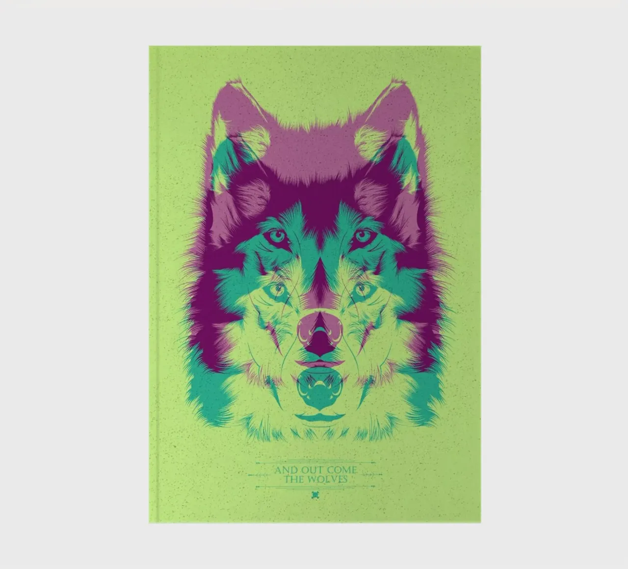 Wolf notebook by Cranio Dsgn