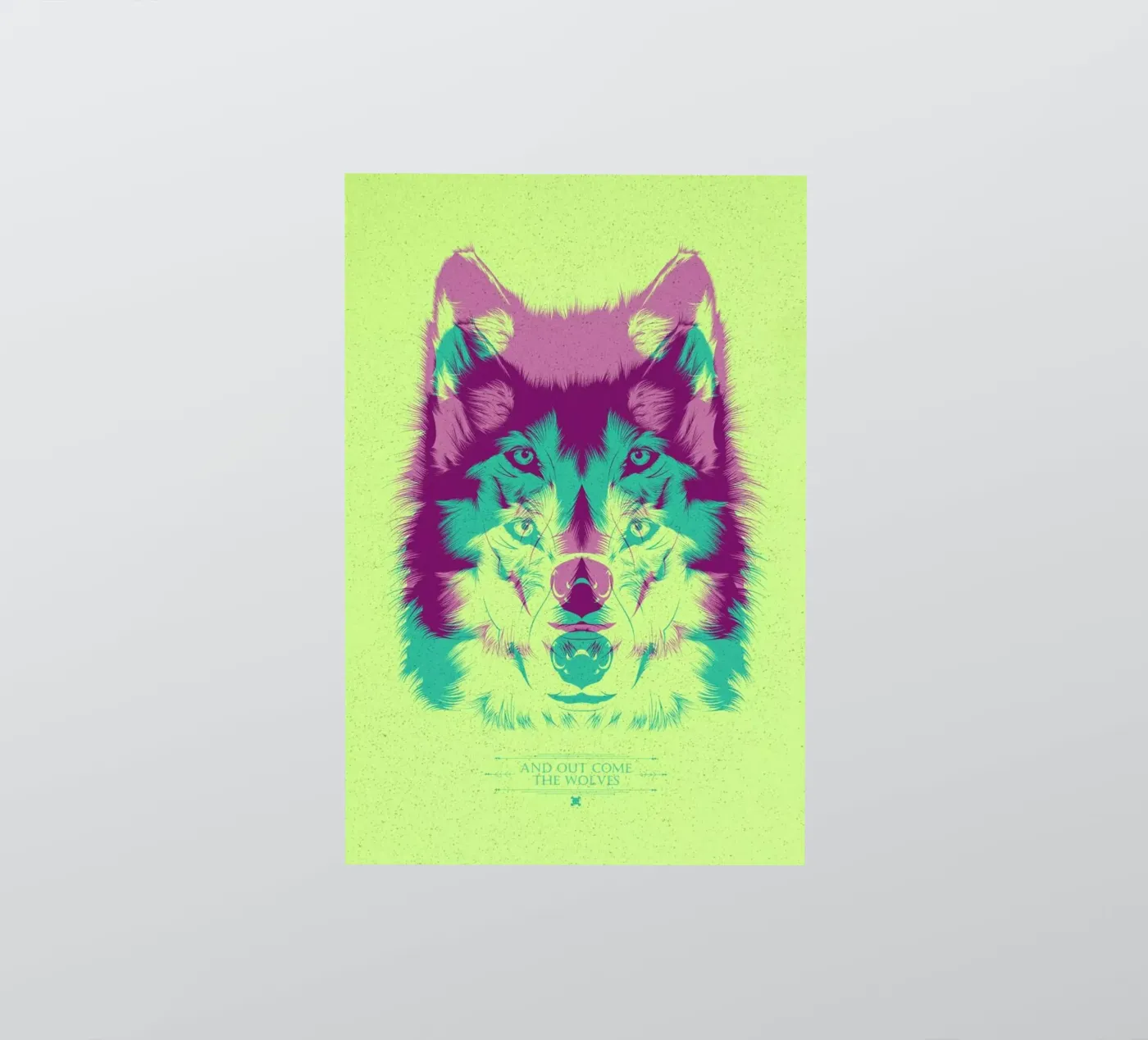 Wolf adesivo da Cranio Dsgn
