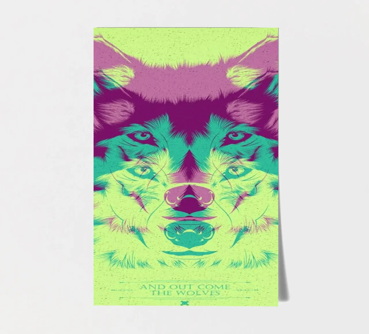 Wolf sticker sheet by Cranio Dsgn