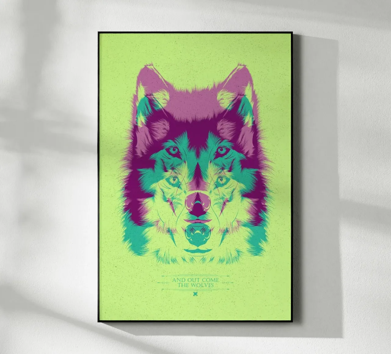 Wolf acrylic glass by Cranio Dsgn
