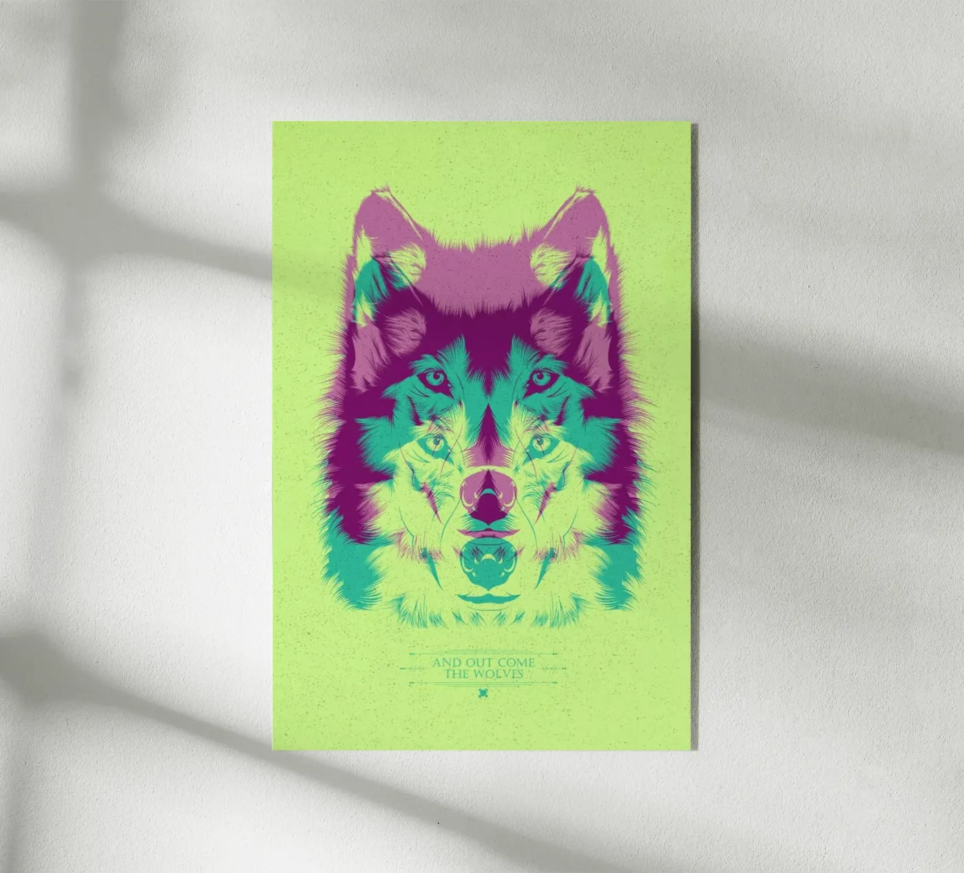 Wolf plexiglass da Cranio Dsgn