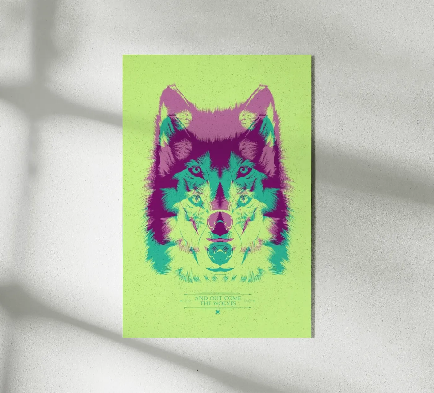 Wolf plexiglass da Cranio Dsgn