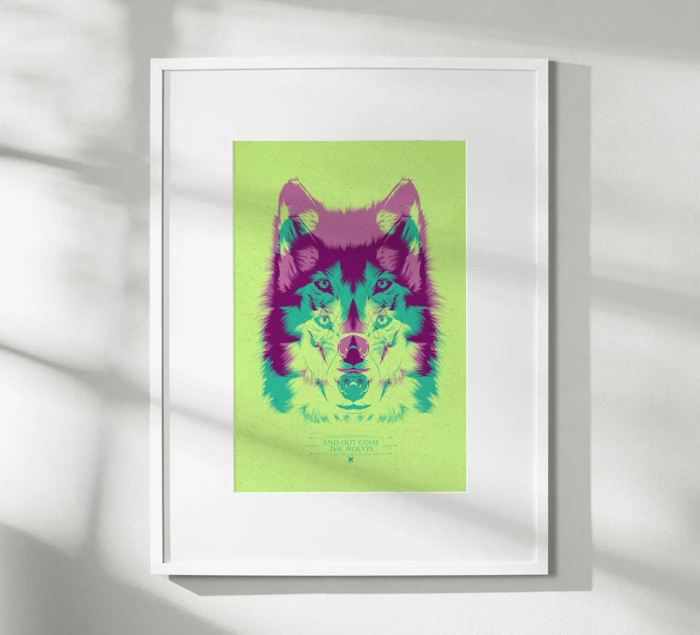 Wolf poster by Cranio Dsgn