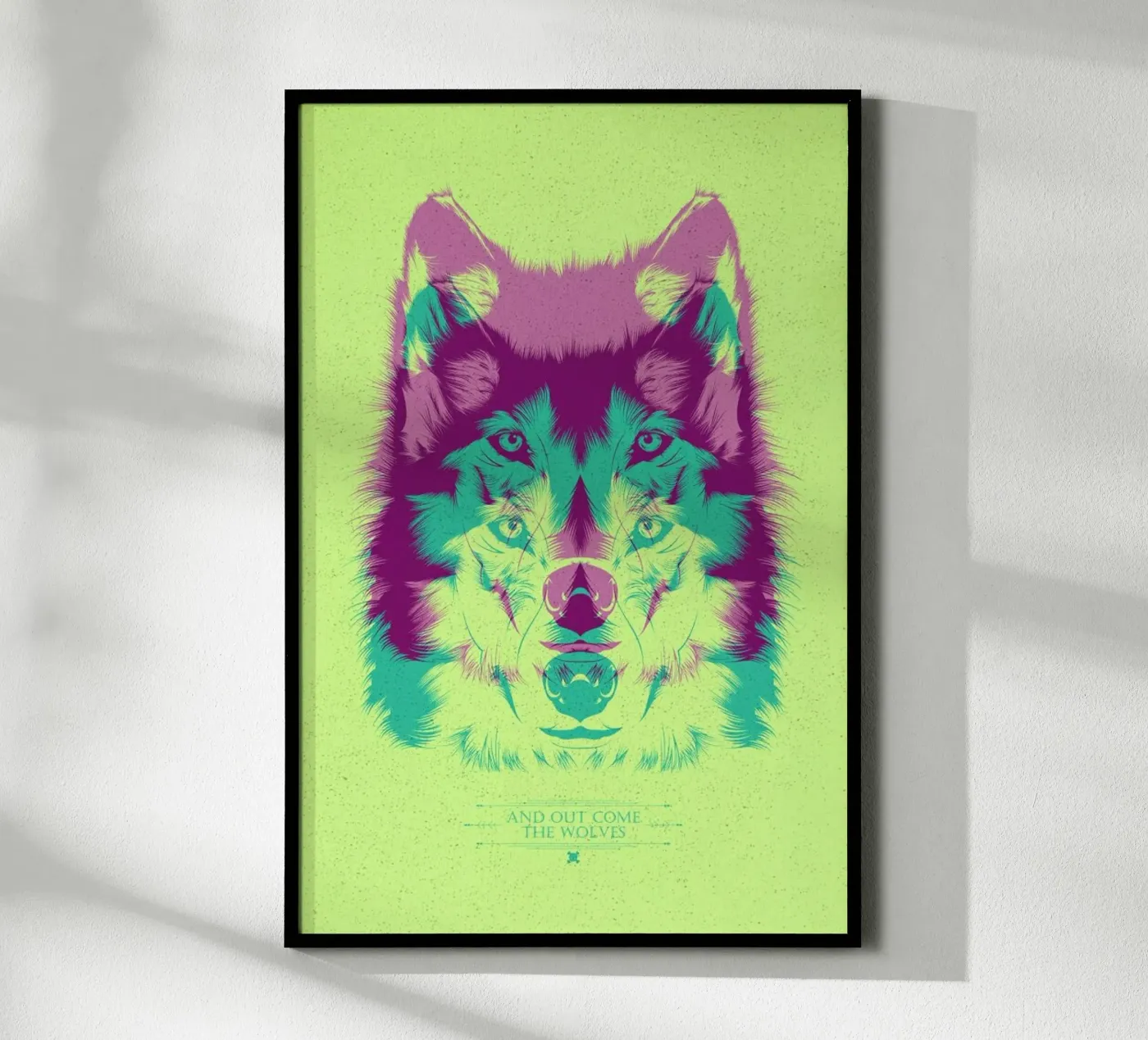 Wolf poster by Cranio Dsgn