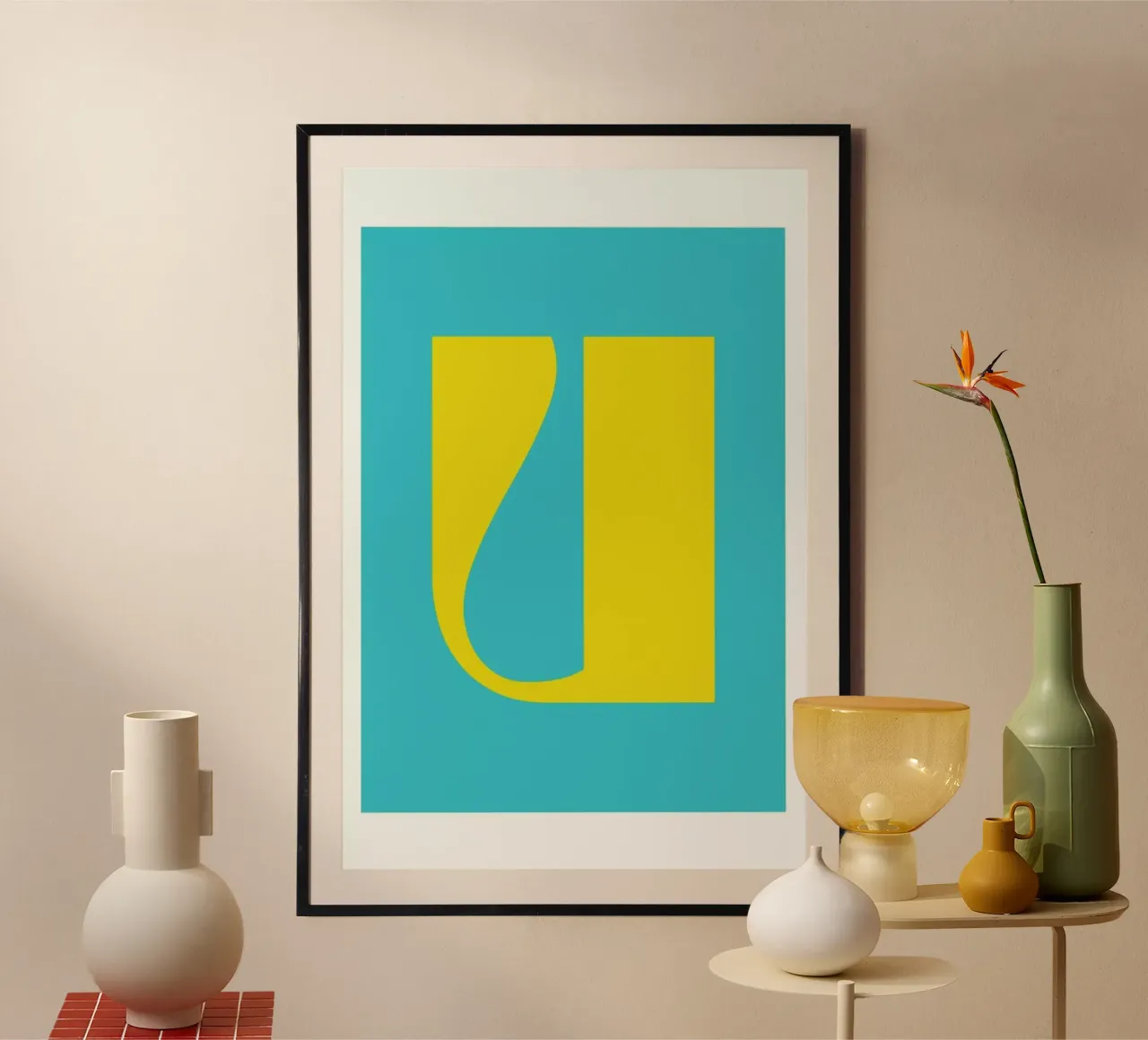 Colorful U poster da Mottos by Sinan Saydik