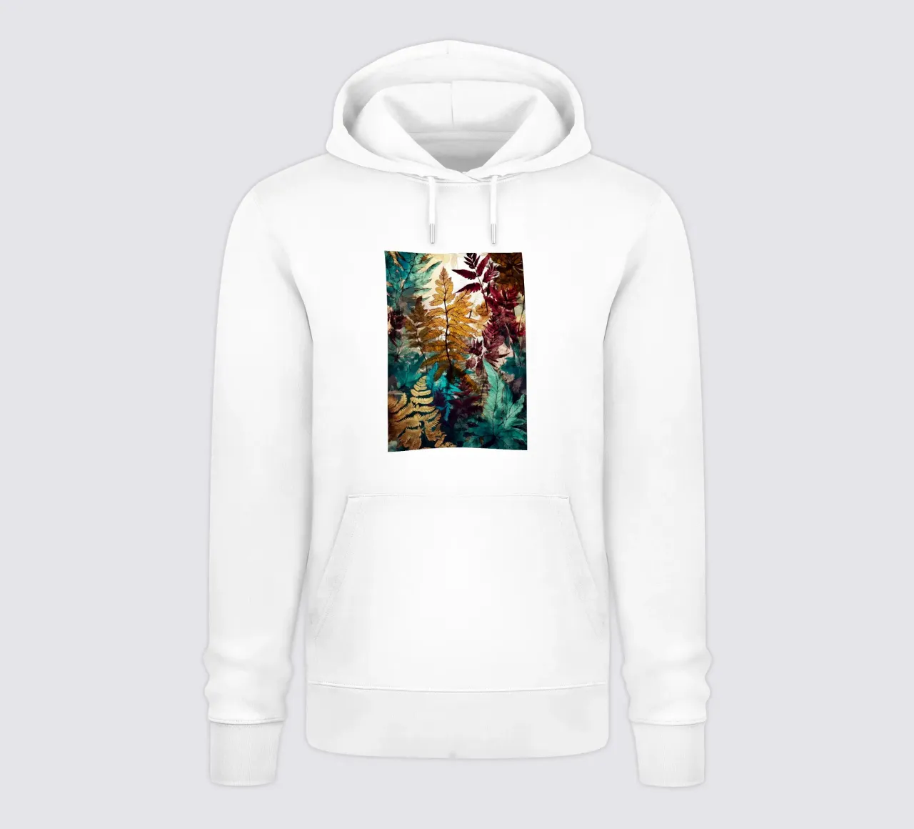 Felci felpa con cappuccio da Lionmixart
