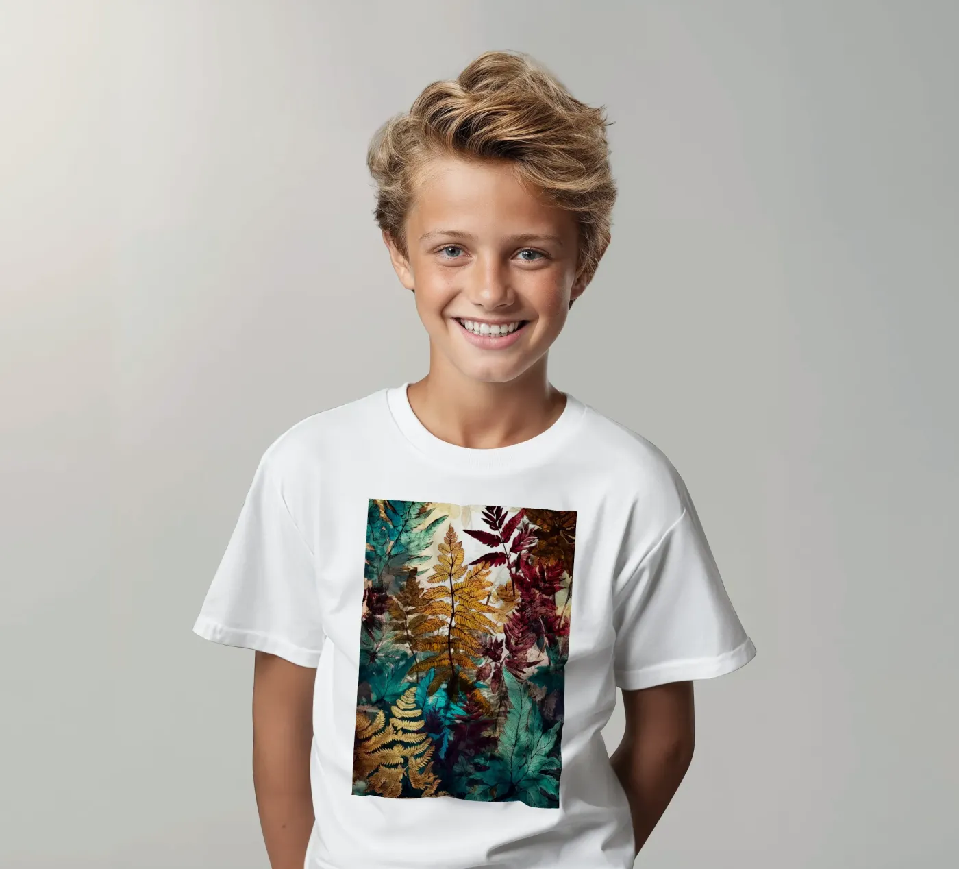 Felci t-shirt bambini da Lionmixart