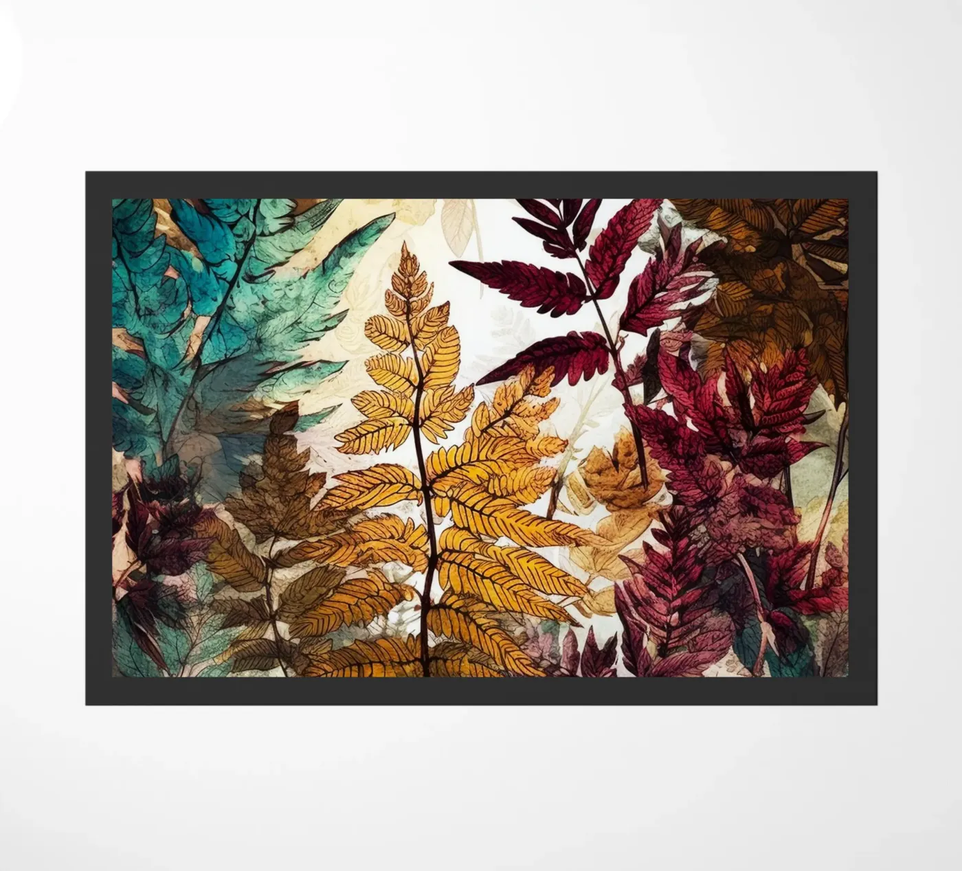 Ferns Fußmatte von Lionmixart