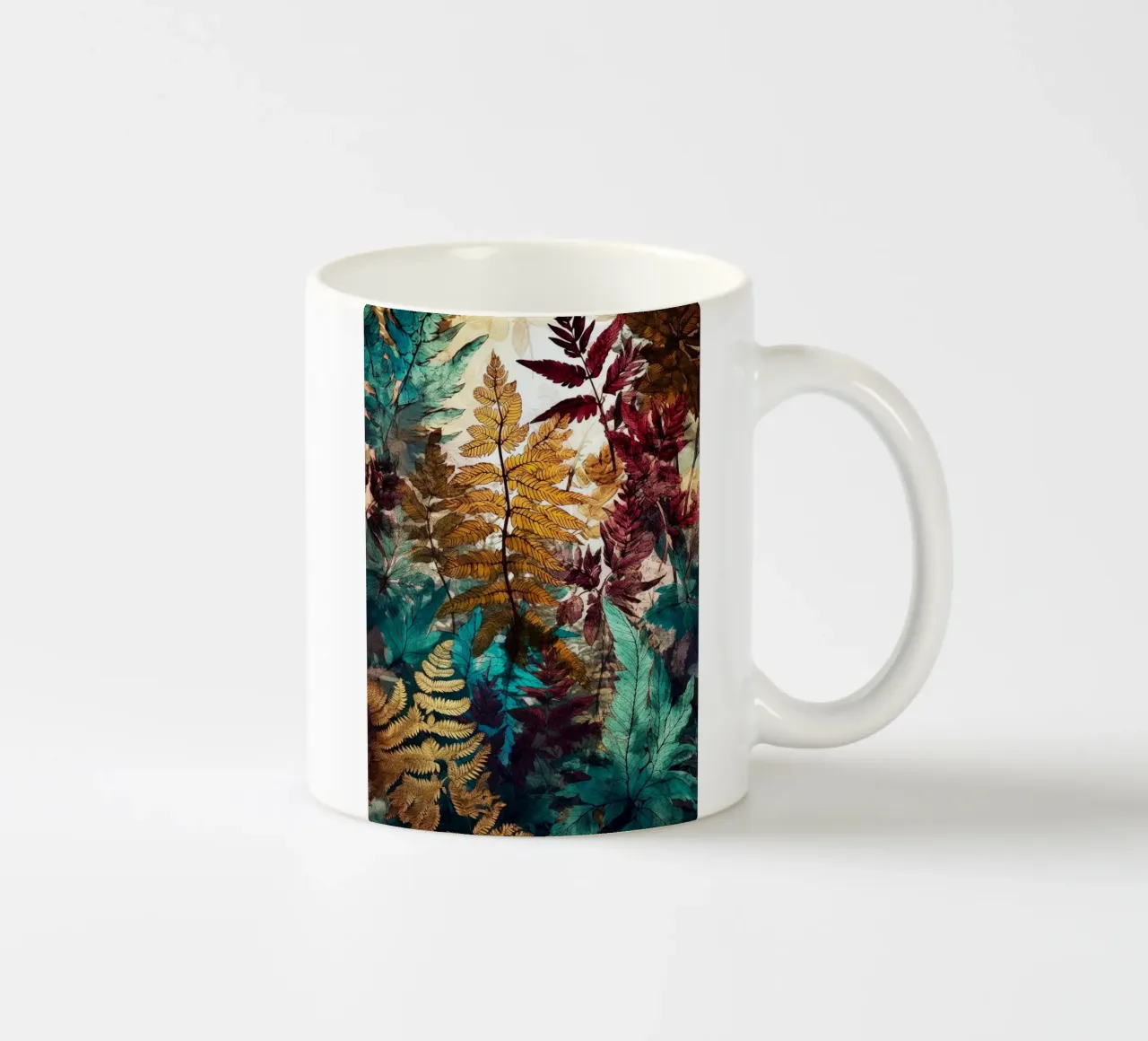 Felci tazza in ceramica da Lionmixart