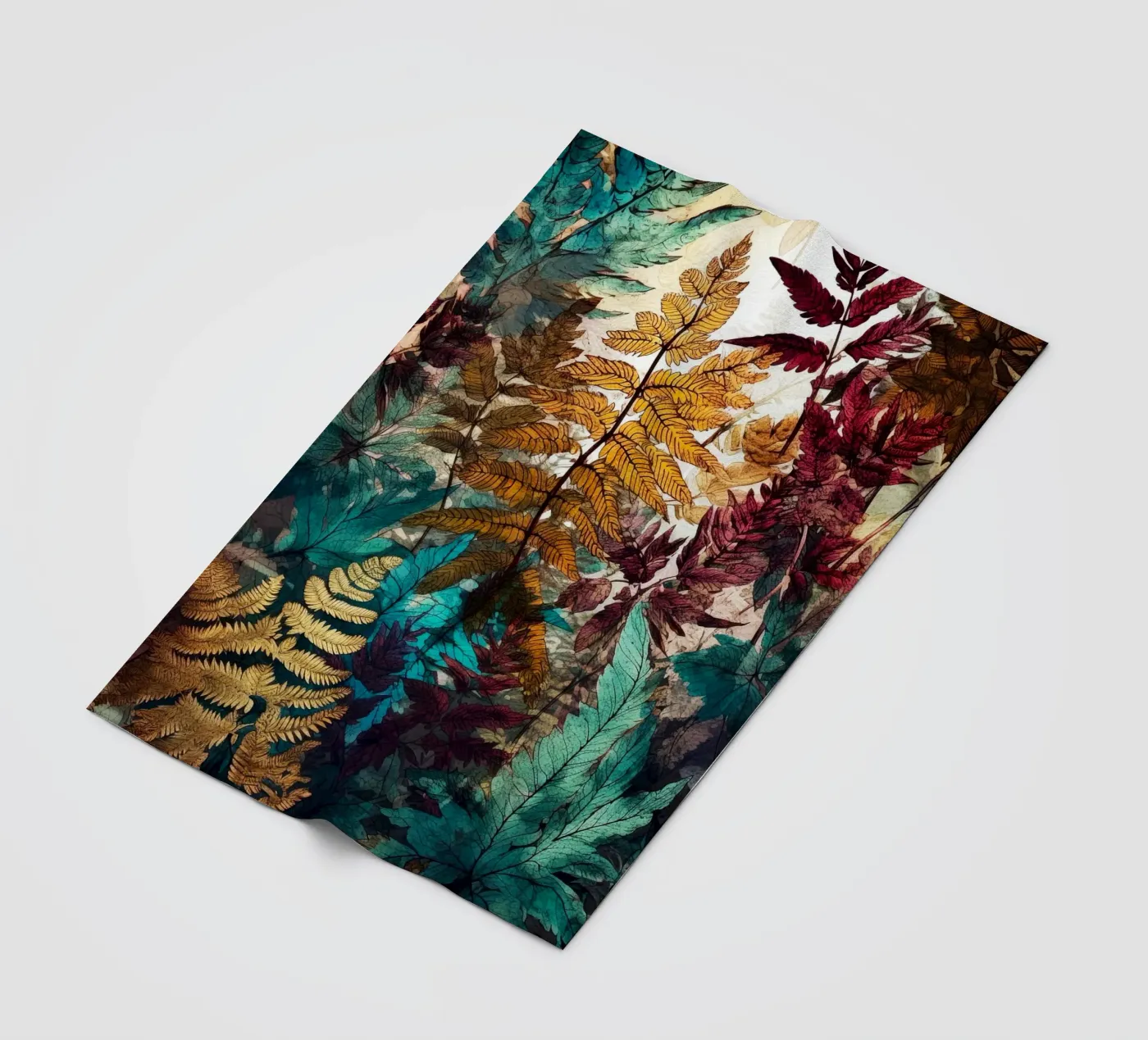 Ferns Fleecedecke von Lionmixart