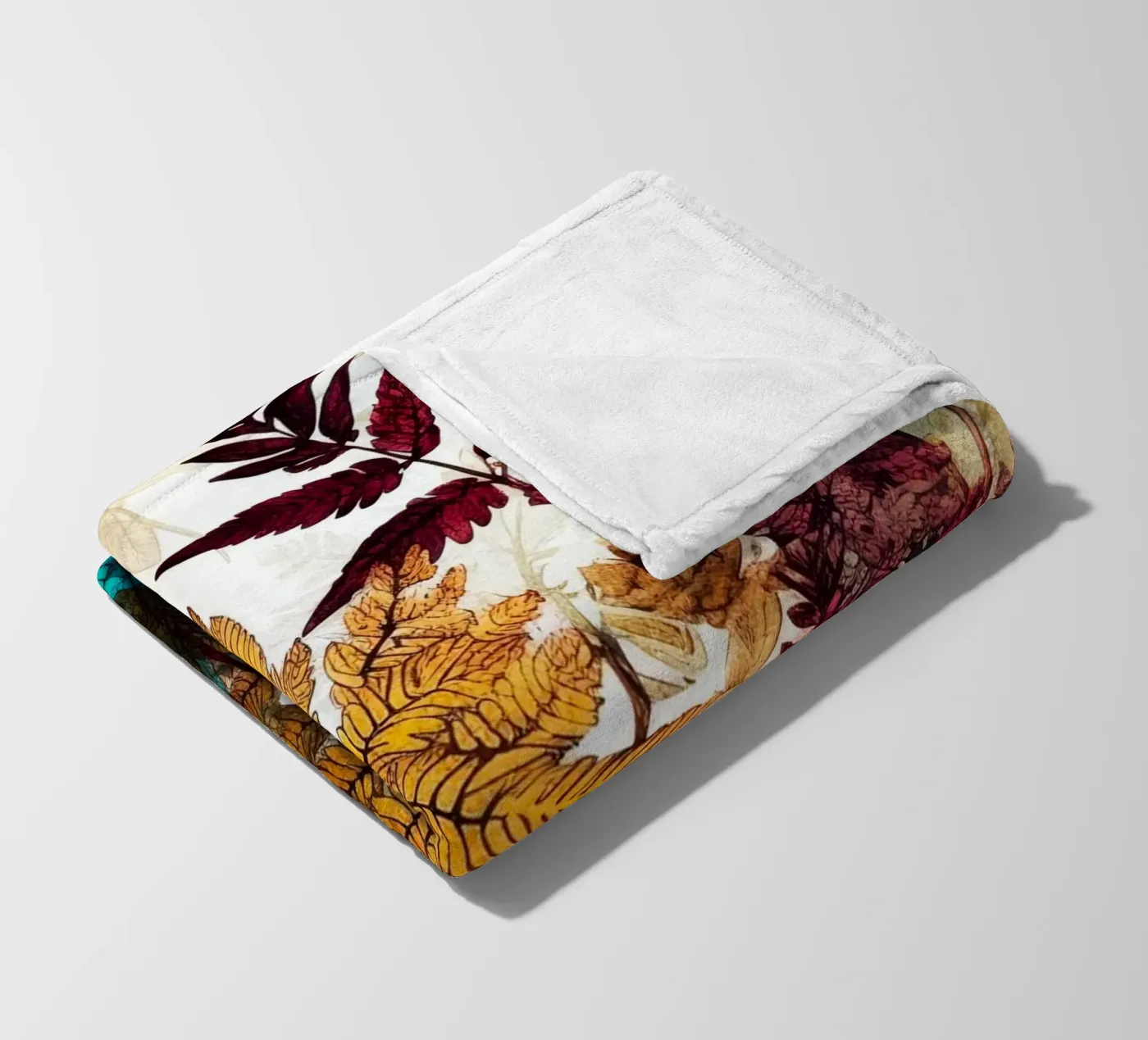 Ferns Fleecedecke von Lionmixart