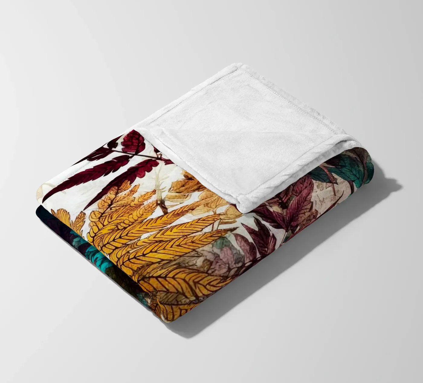 Ferns Fleecedecke von Lionmixart