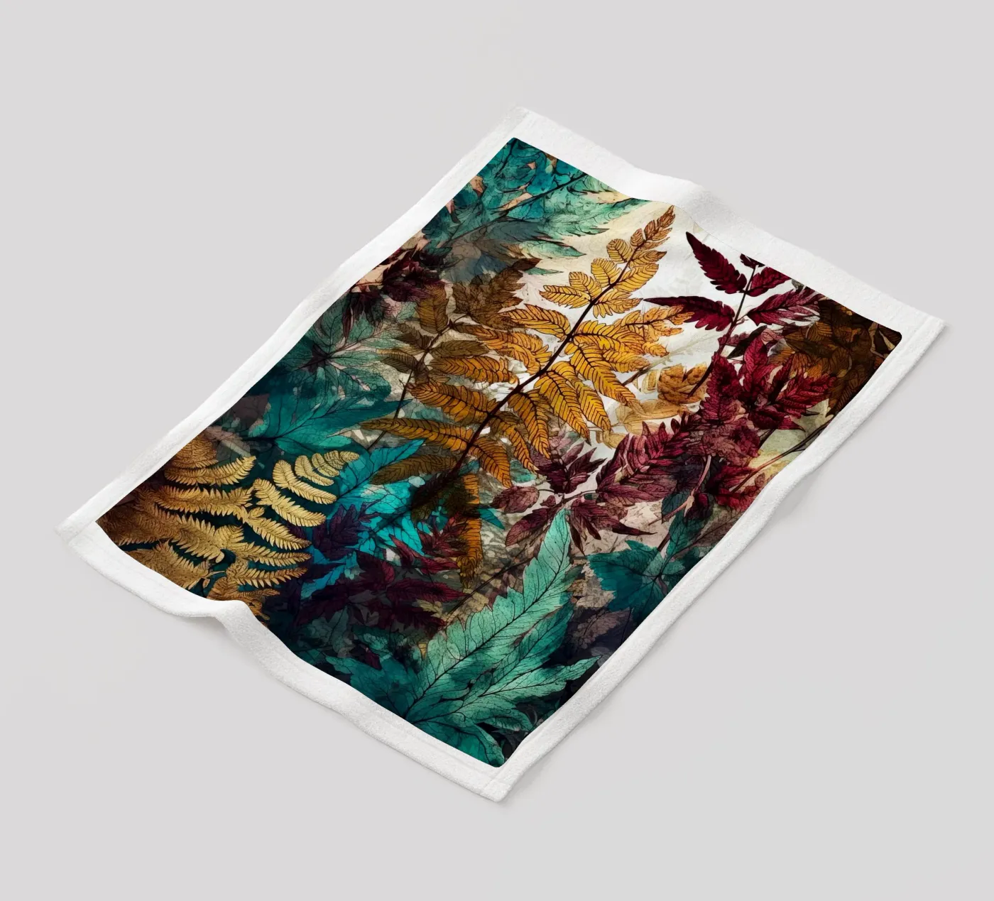 Ferns Fleecedecke von Lionmixart