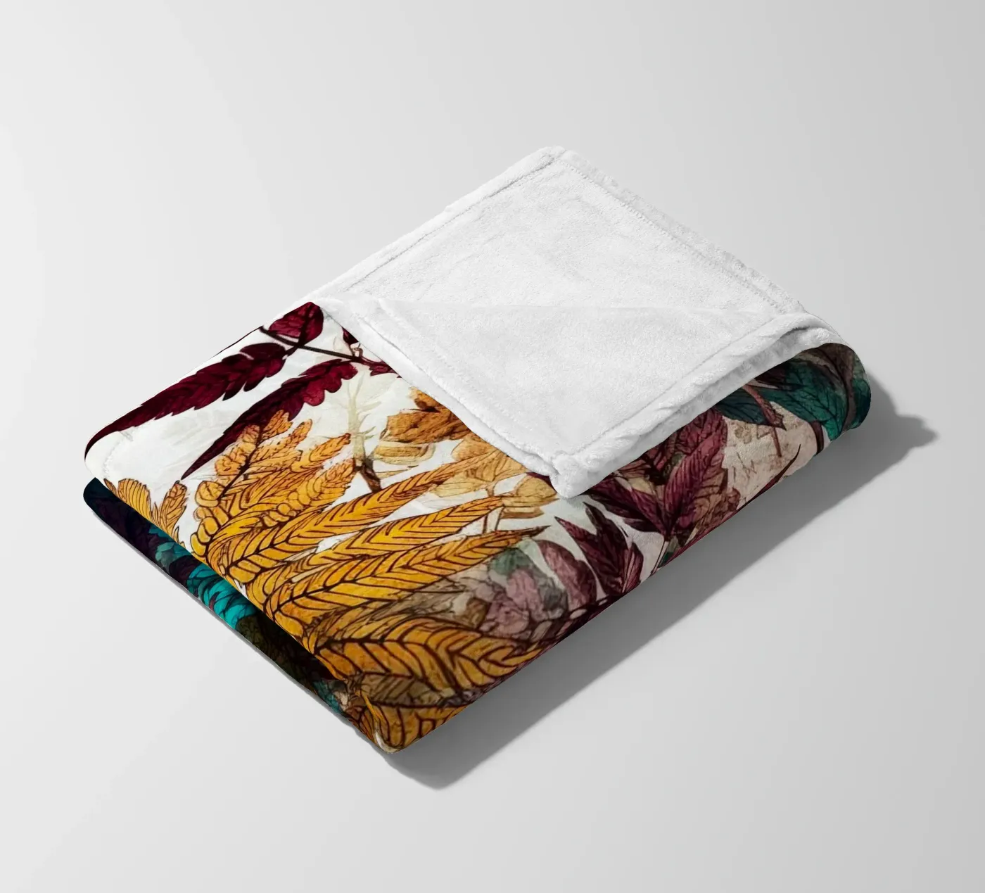 Ferns Fleecedecke von Lionmixart