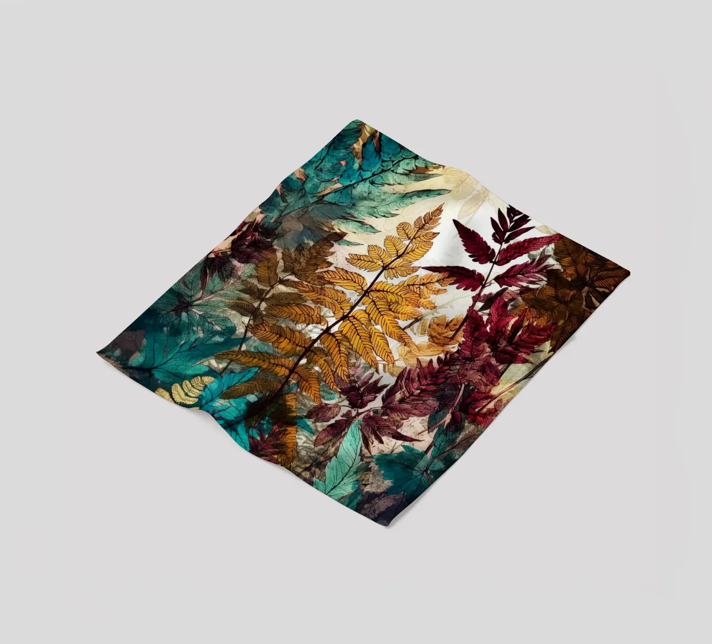 Ferns Fleecedecke von Lionmixart