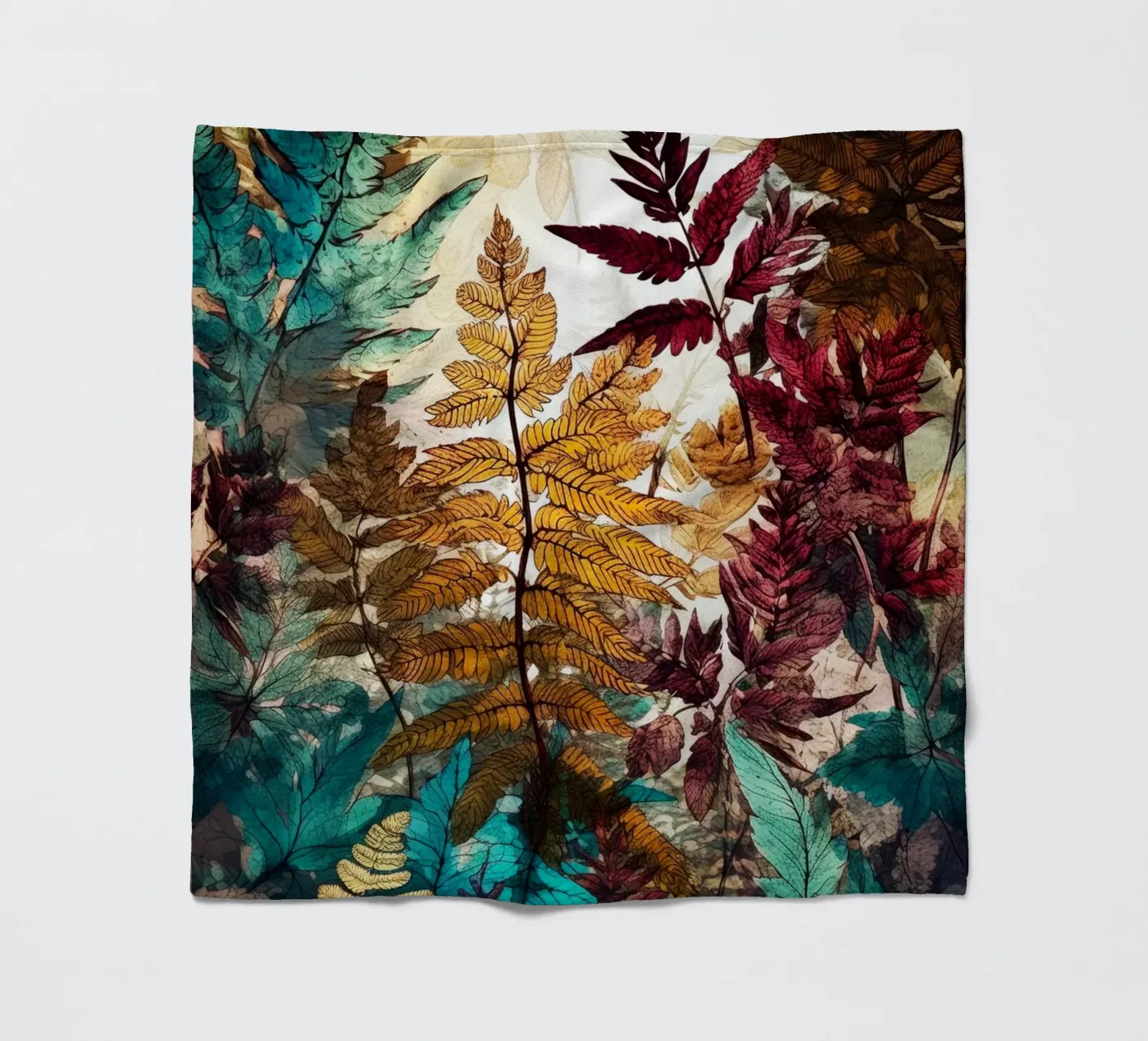 Ferns Fleecedecke von Lionmixart