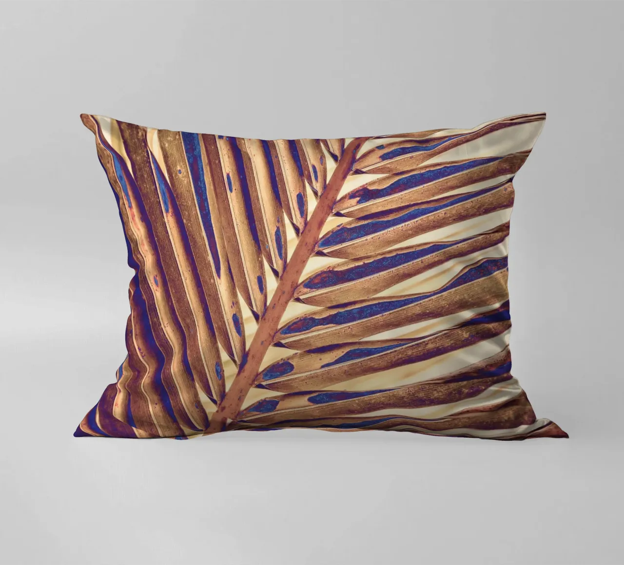 Golden Palm Leaf cuscino da adrianooliveiraphoto