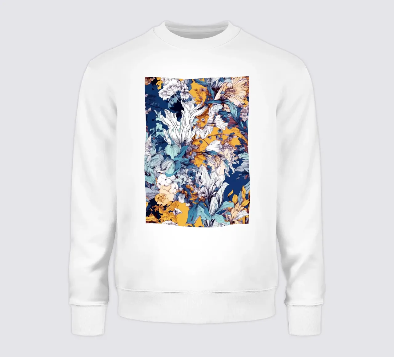 Motivo dei fiori felpa da Lionmixart