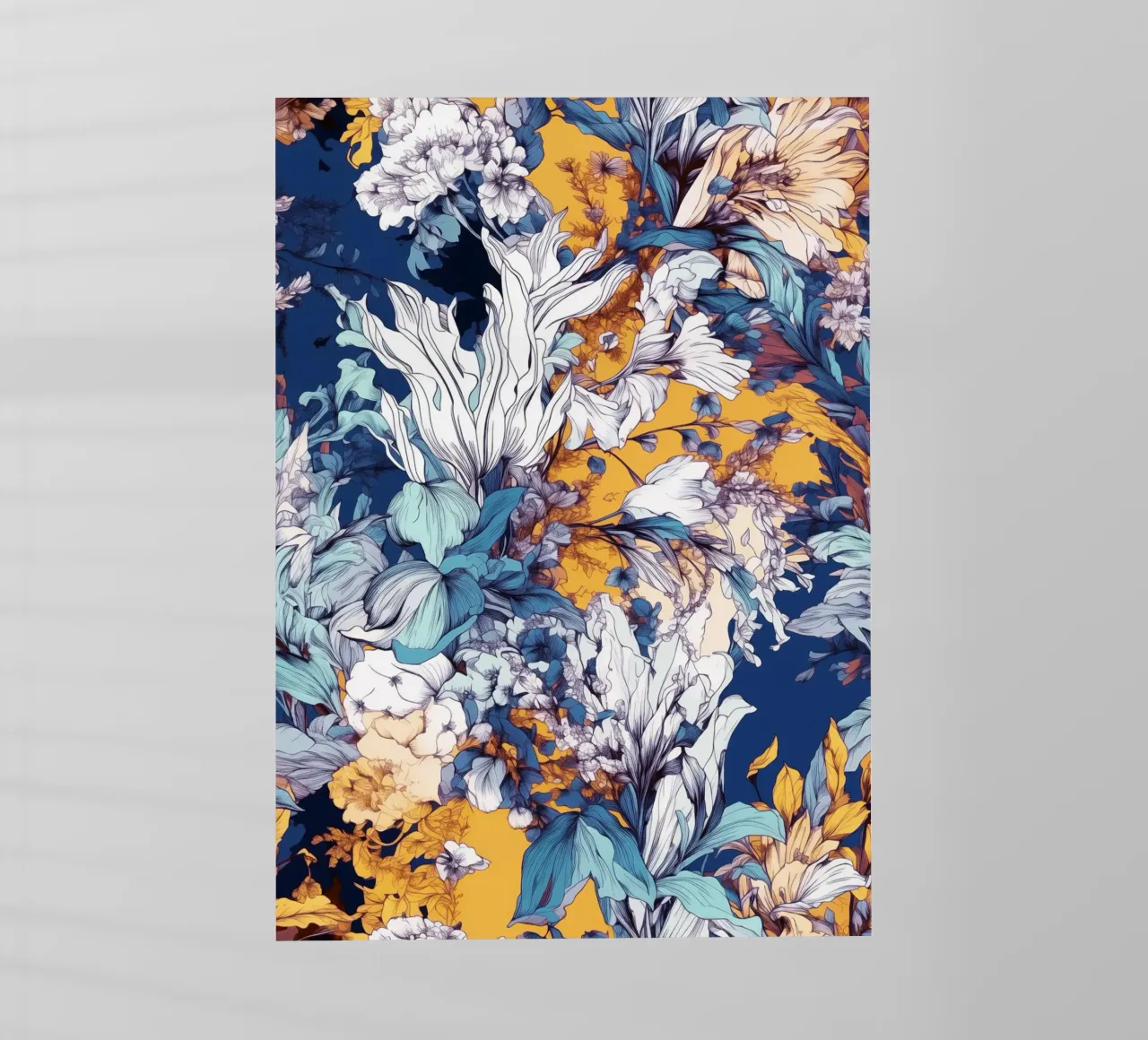 Motivo dei fiori pellicola backlit da Lionmixart