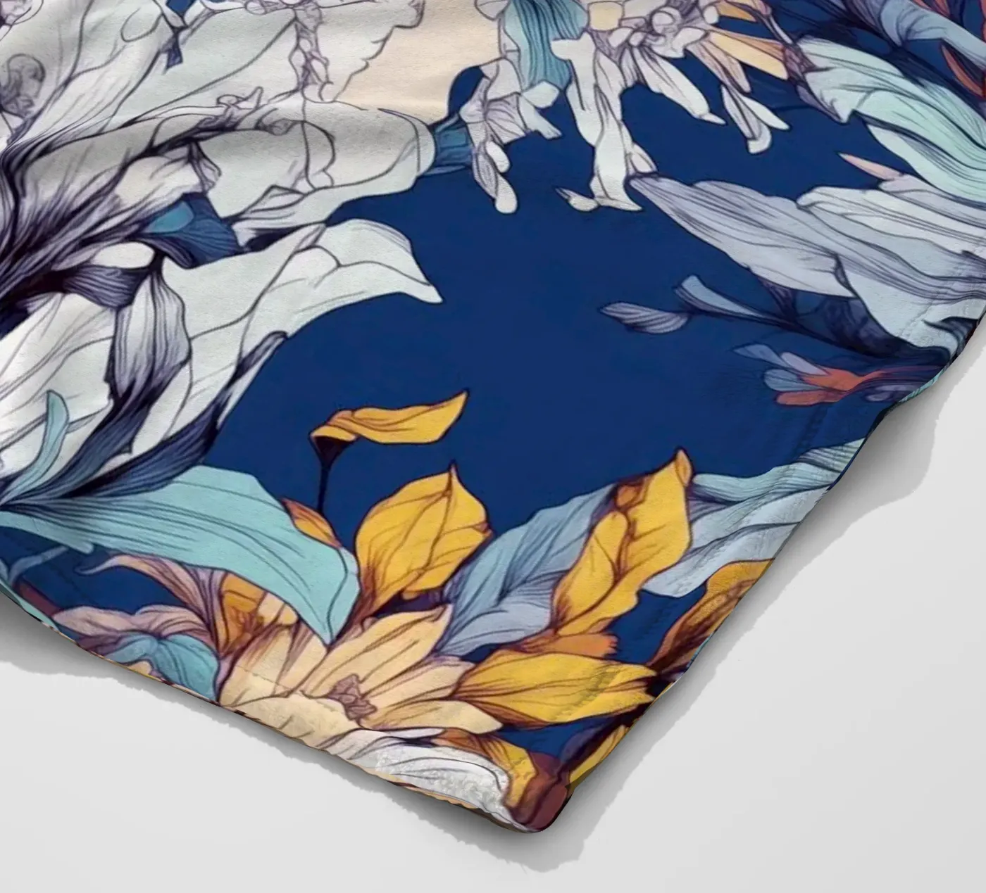 Flowers pattern Fleecedecke von Lionmixart