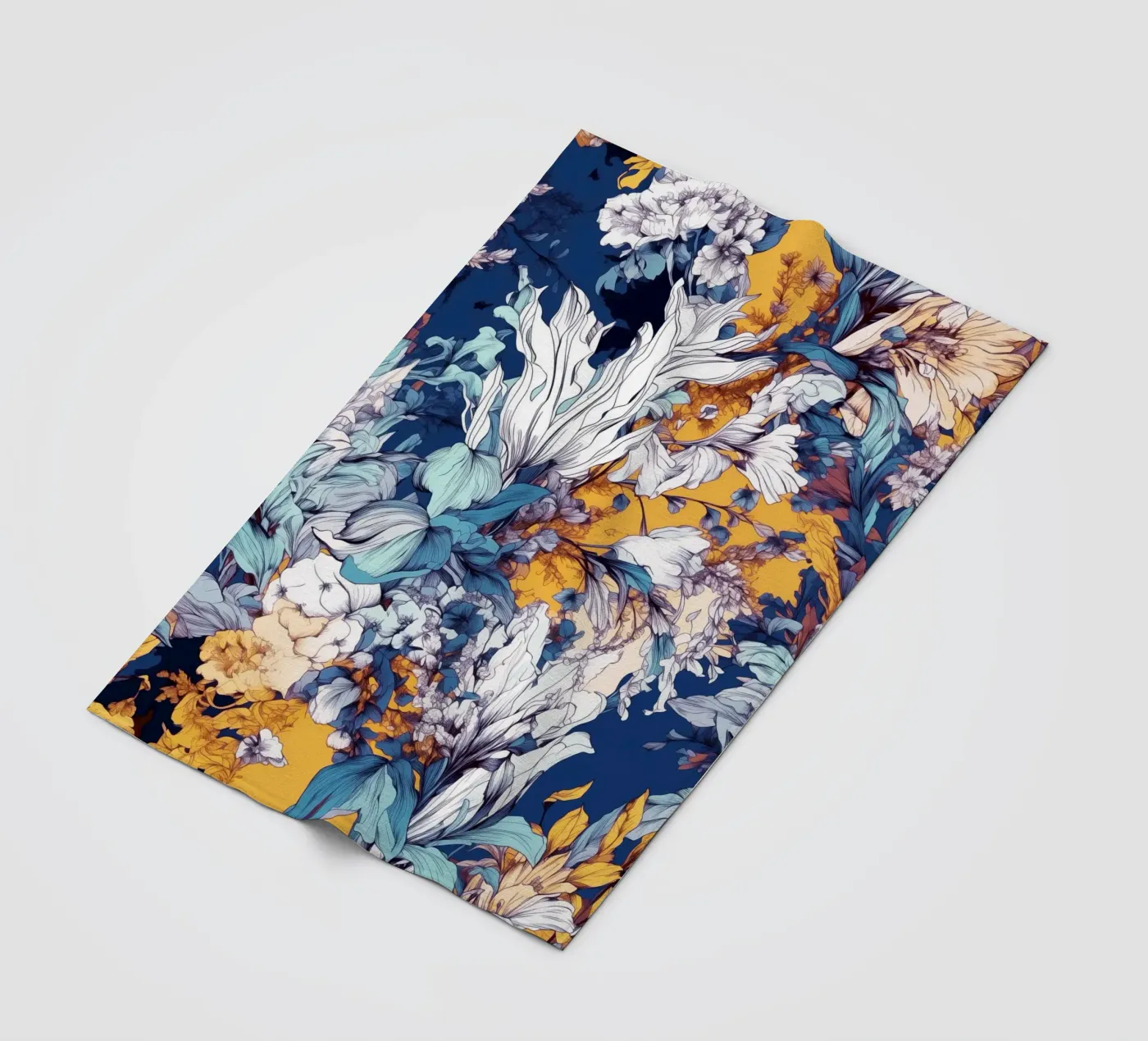 Flowers pattern Fleecedecke von Lionmixart