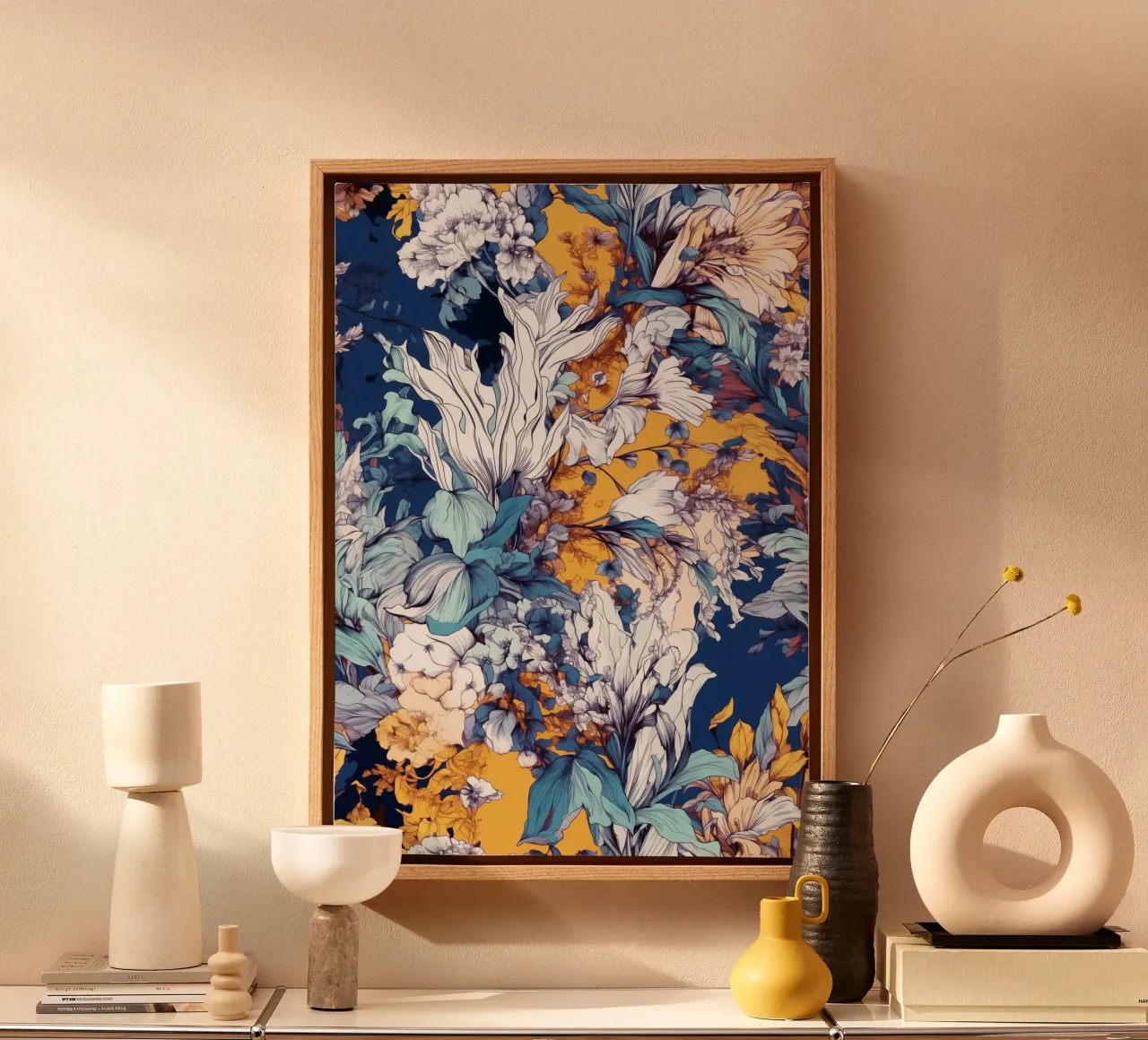 Flowers pattern tela da Lionmixart