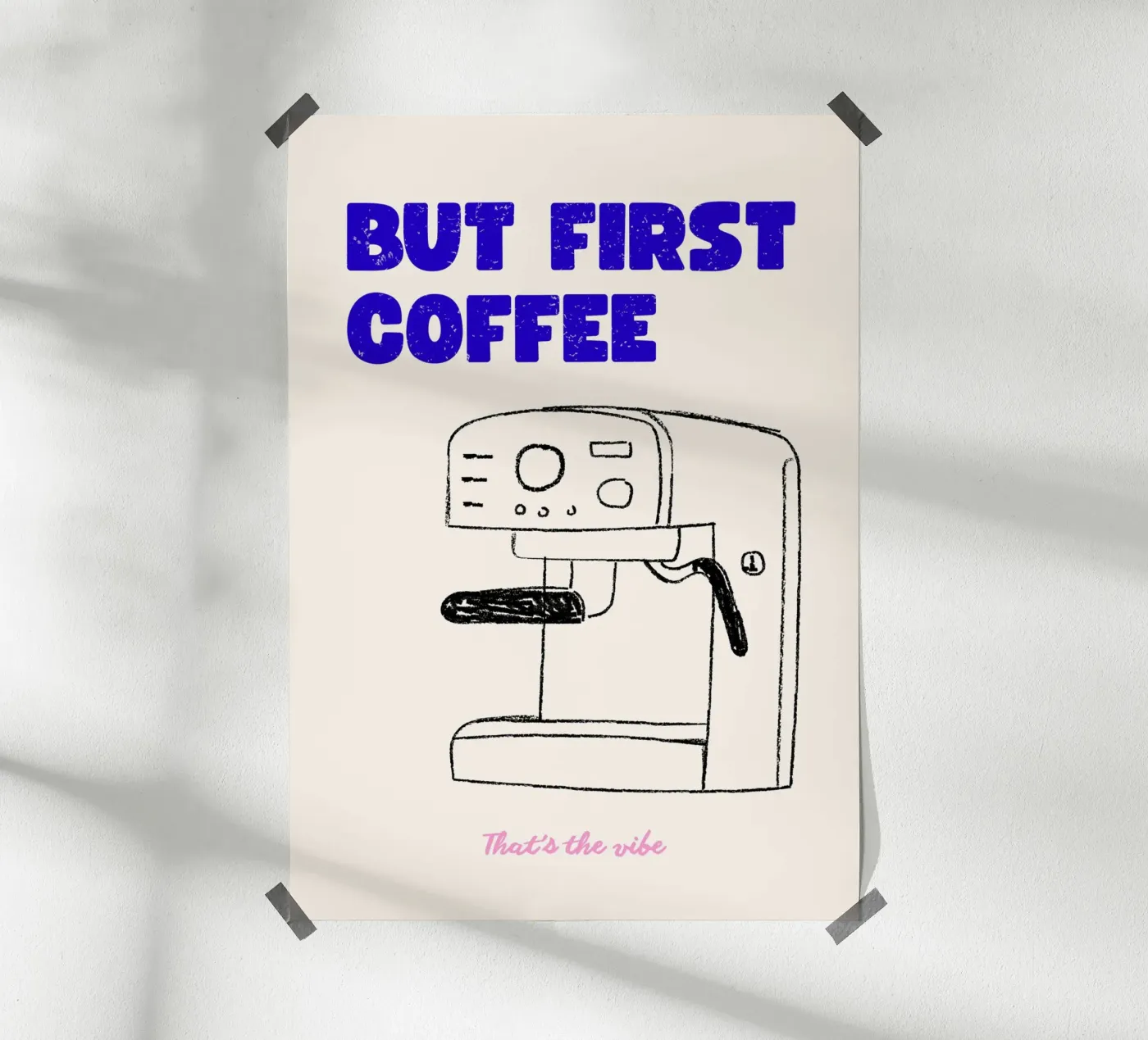 But First Coffee poster da Hafenkönigin