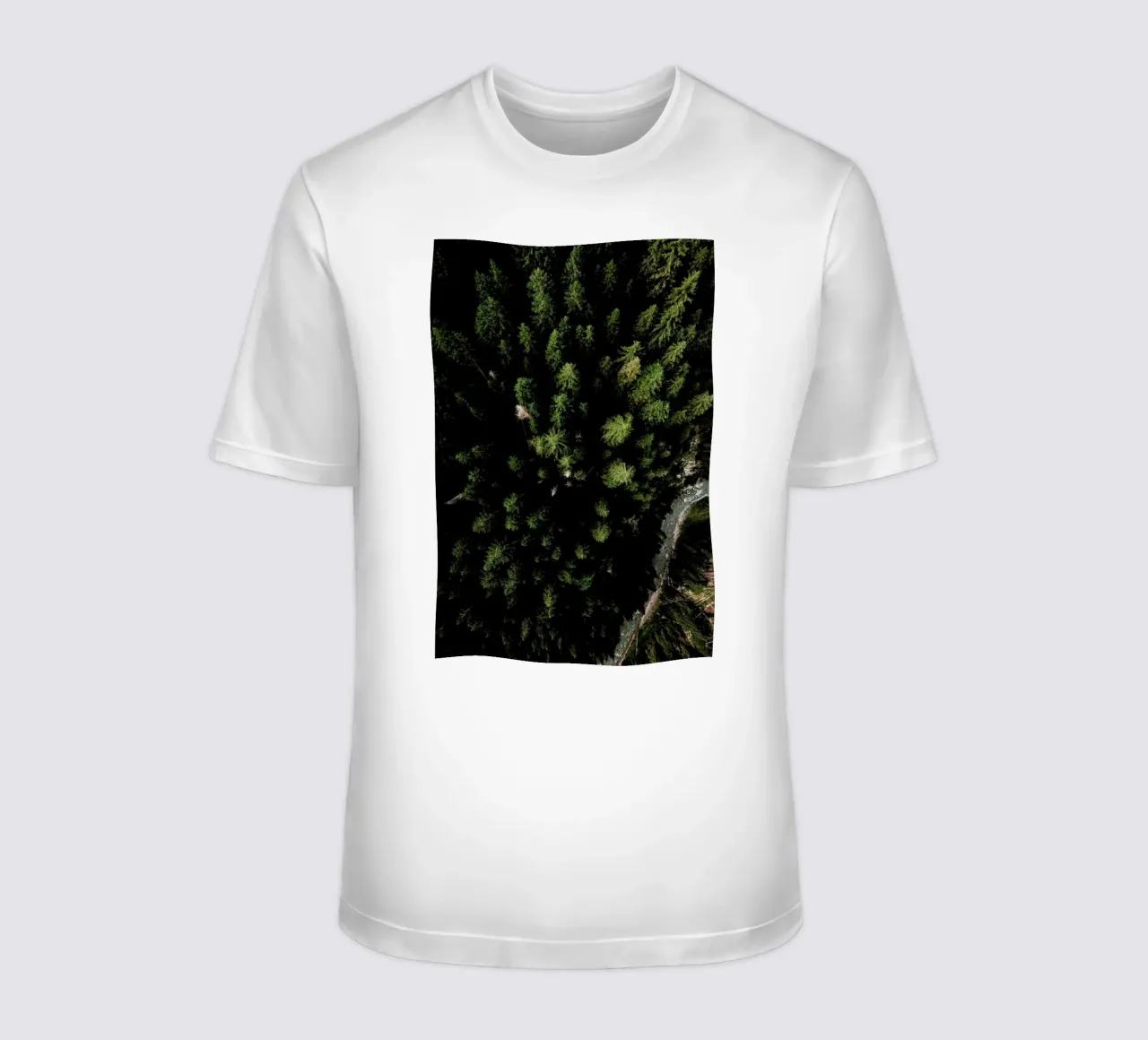 Trees And A Path t-shirt da Sebastian Hilgetag