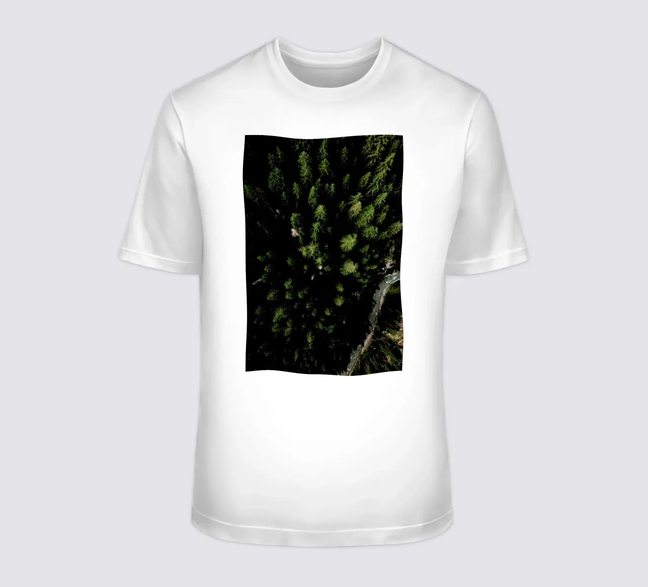 Trees And A Path t-shirt by Sebastian Hilgetag