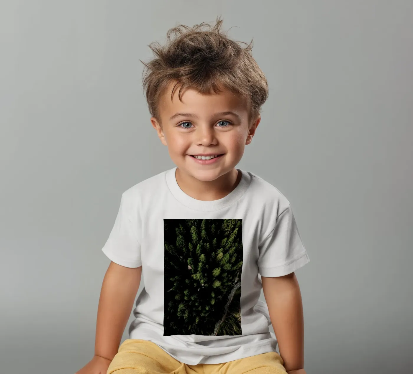 Trees And A Path t-shirt bambini da Sebastian Hilgetag