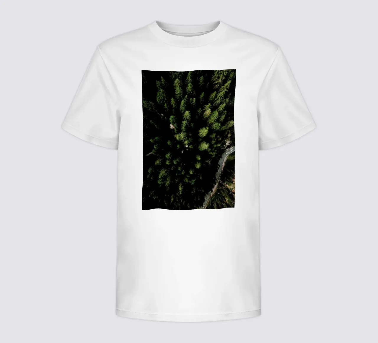 Trees And A Path Kinder T-Shirt von Sebastian Hilgetag