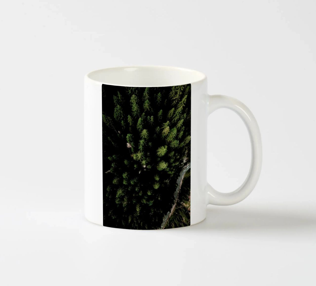 Trees And A Path tazza in ceramica da Sebastian Hilgetag