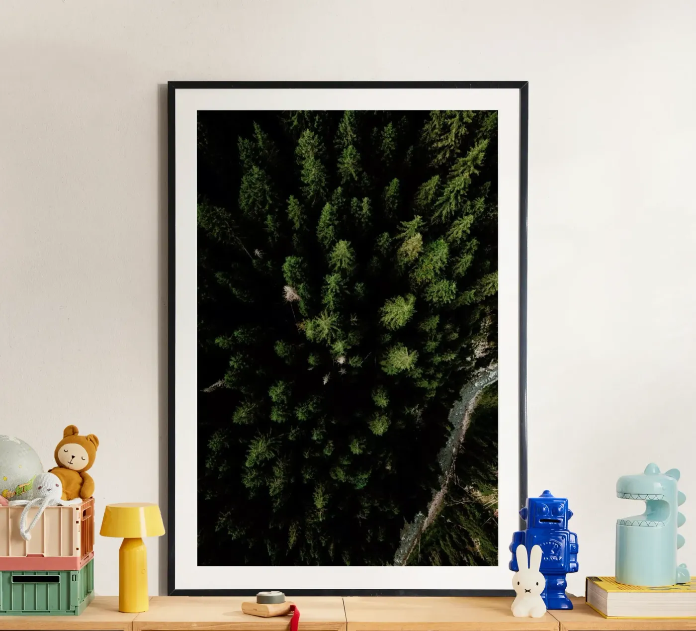 Trees And A Path Poster von Sebastian Hilgetag