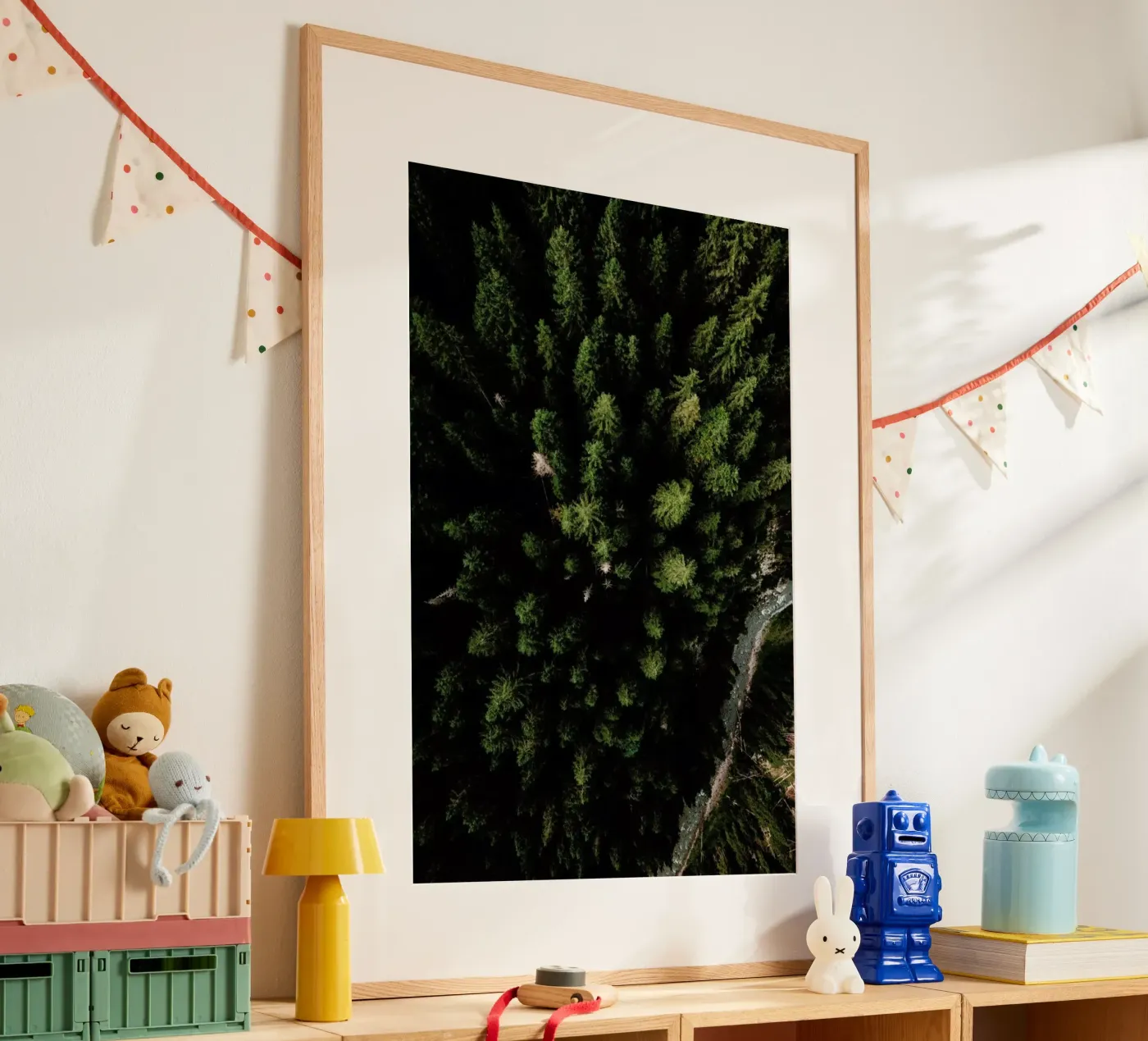 Trees And A Path Poster von Sebastian Hilgetag