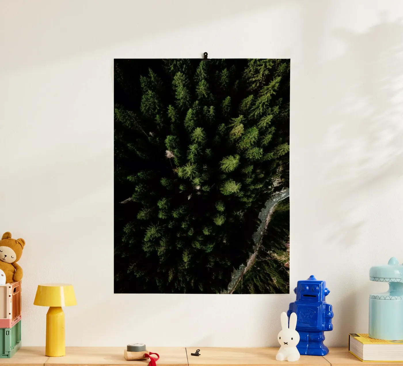 Trees And A Path Poster von Sebastian Hilgetag
