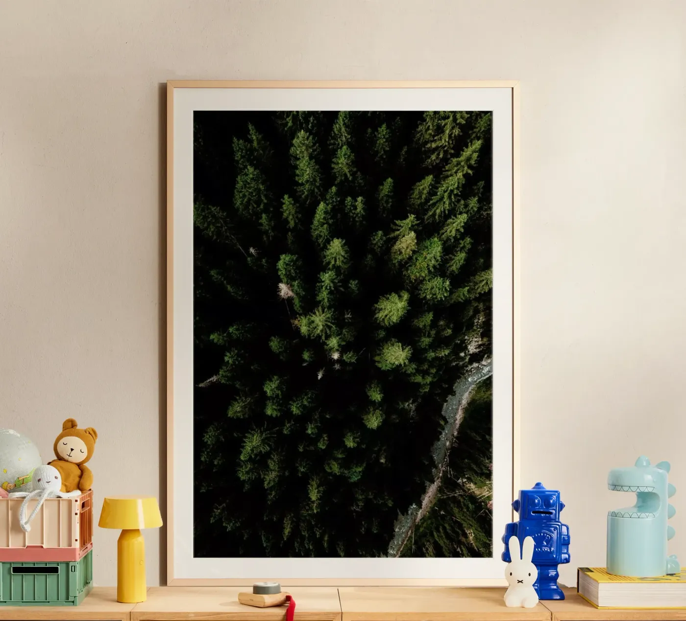 Trees And A Path Poster von Sebastian Hilgetag