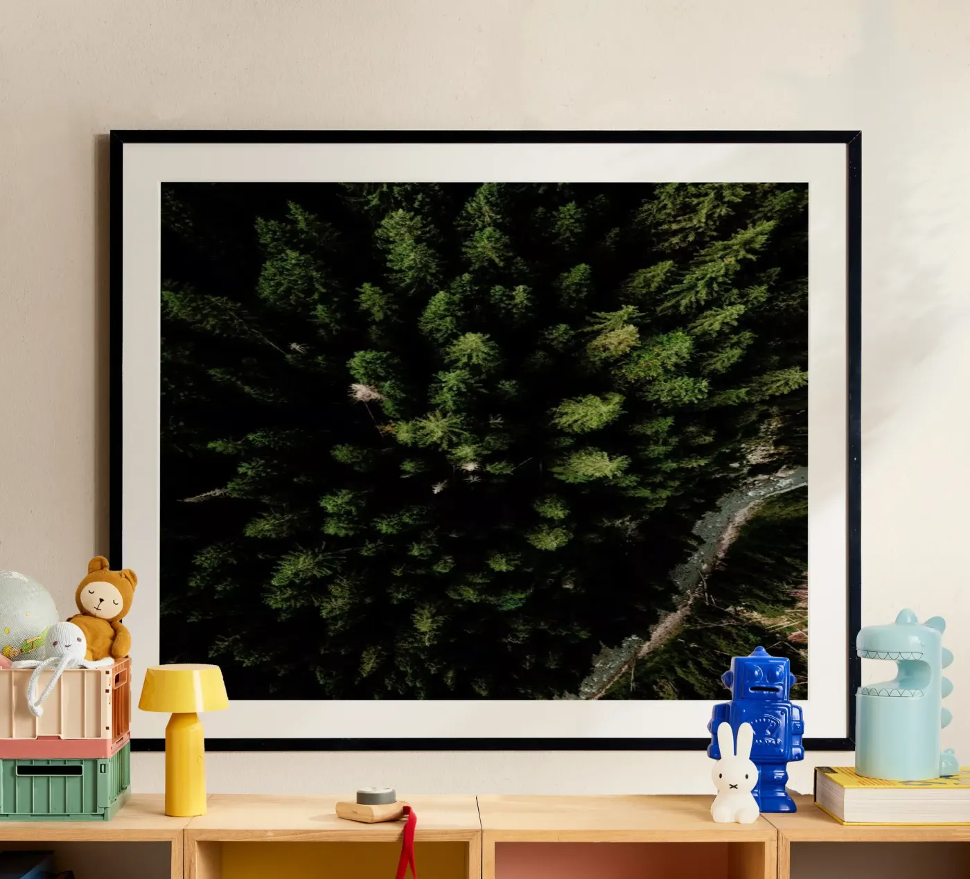 Trees And A Path Poster von Sebastian Hilgetag