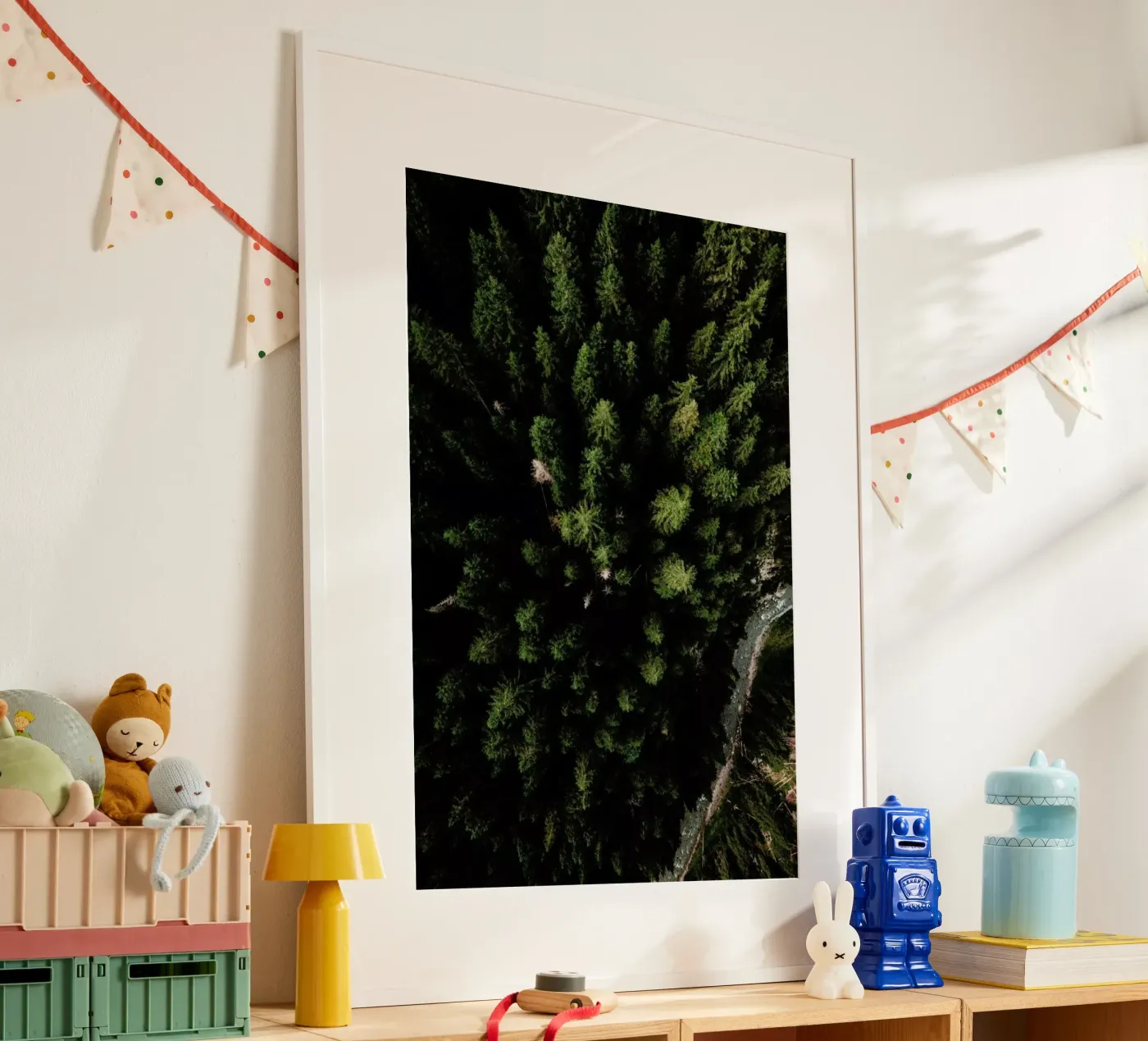 Trees And A Path Poster von Sebastian Hilgetag